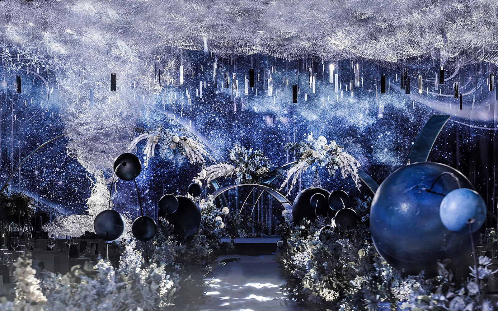 【反射光婚礼】梦幻蓝星空婚礼