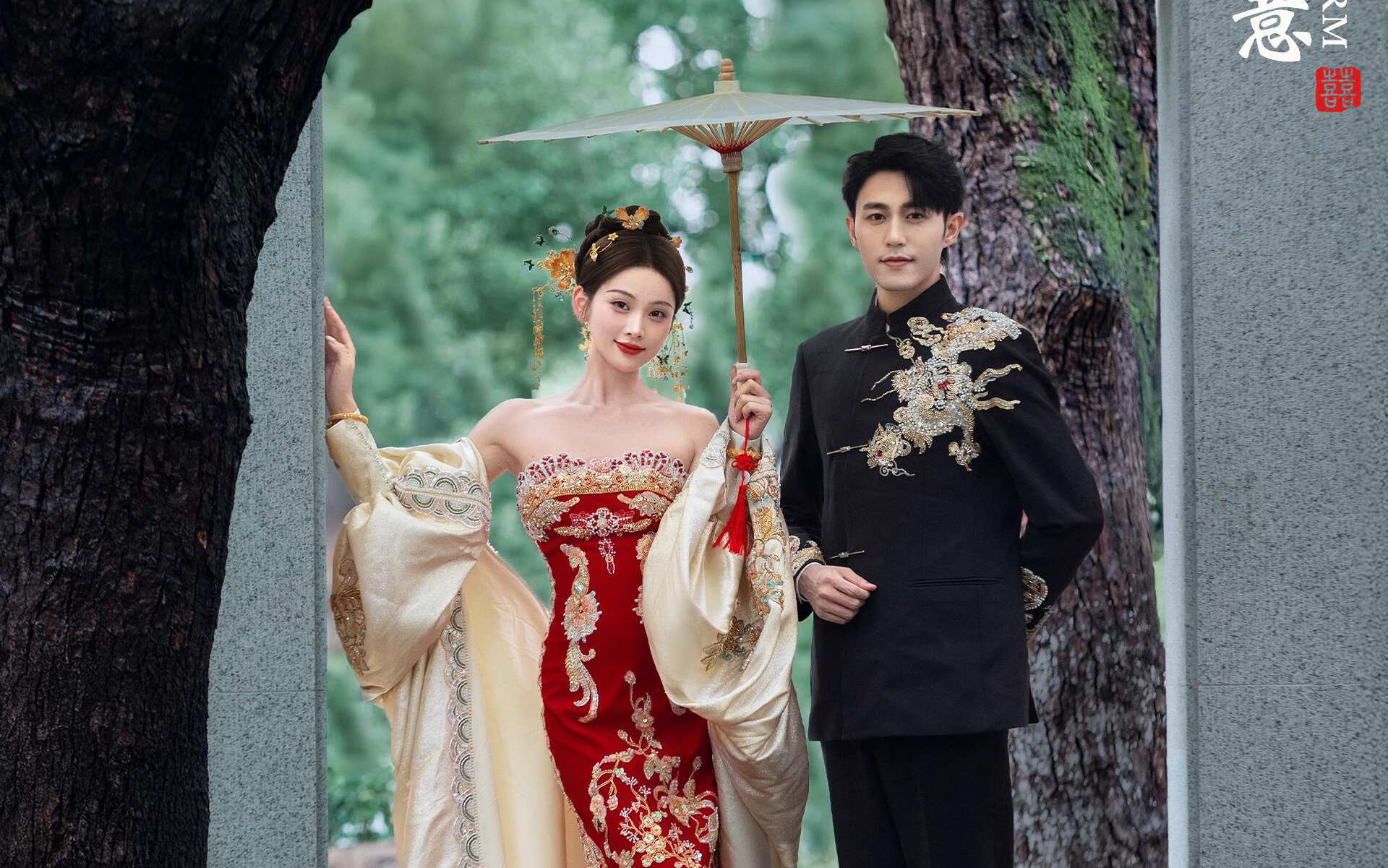 东方书意｜被温问爆的国风园林婚纱照