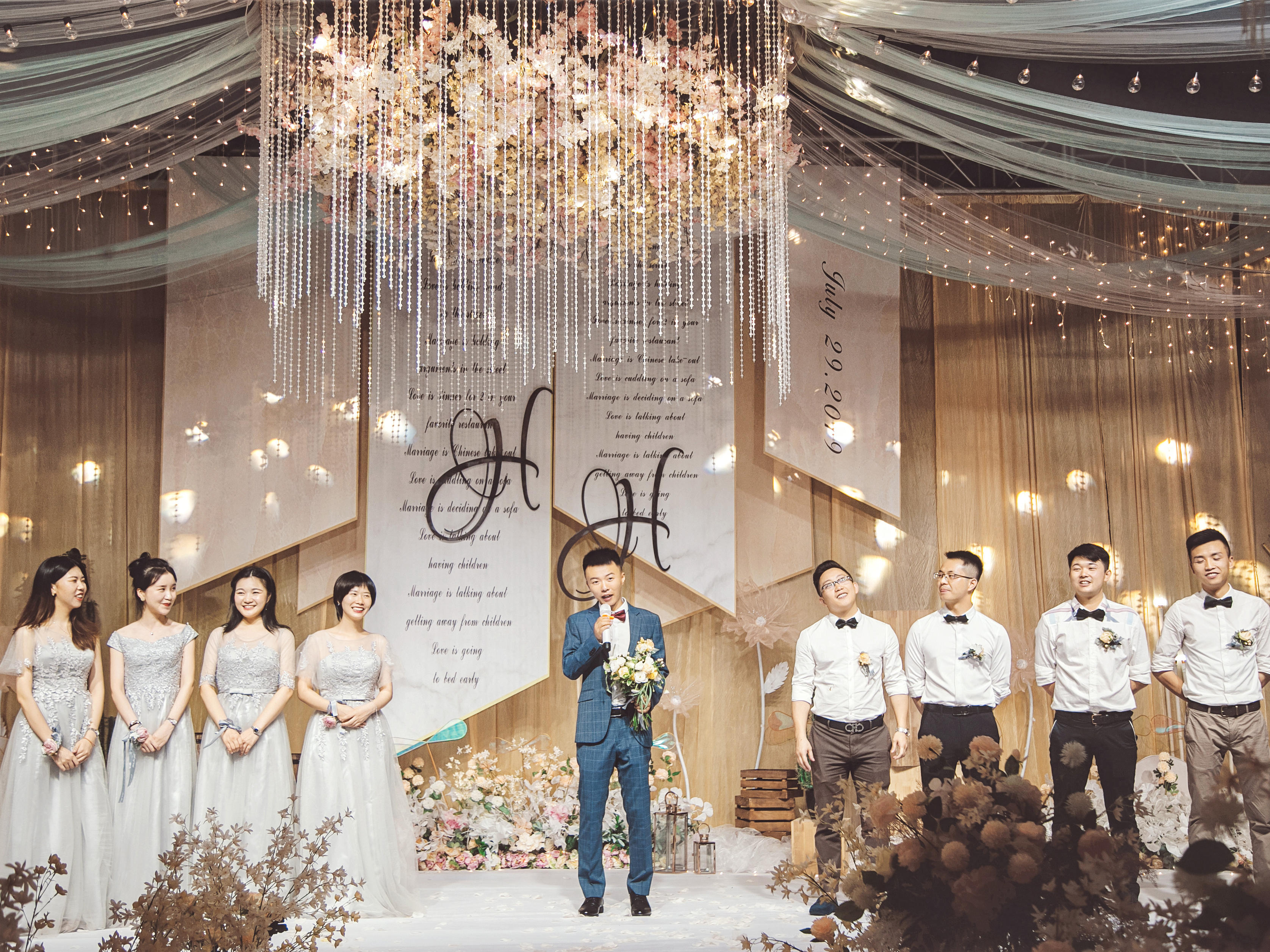 高贵典雅，香槟色婚礼-2020