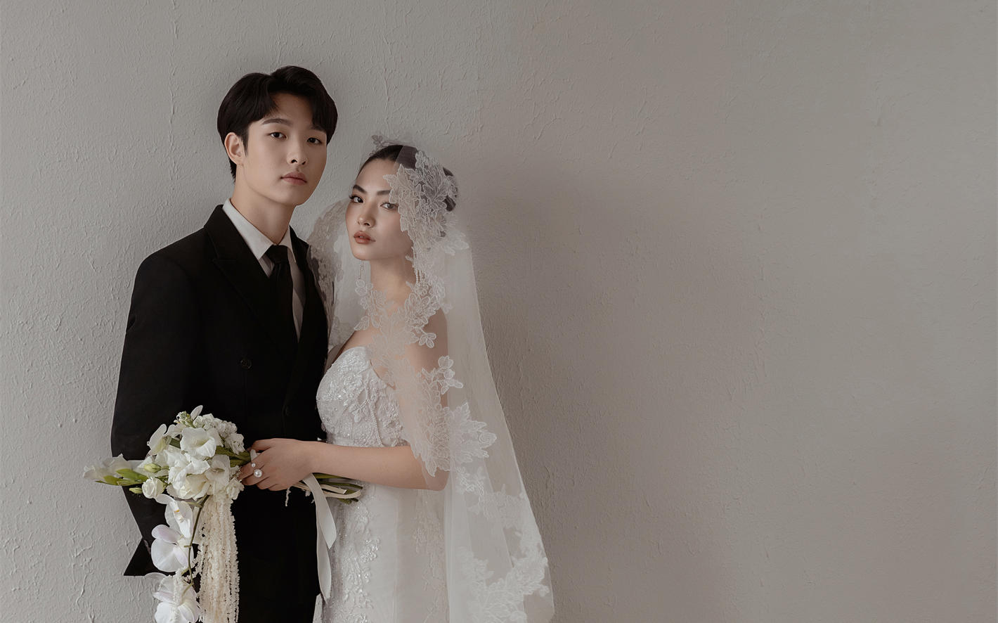 简约风内景婚纱照