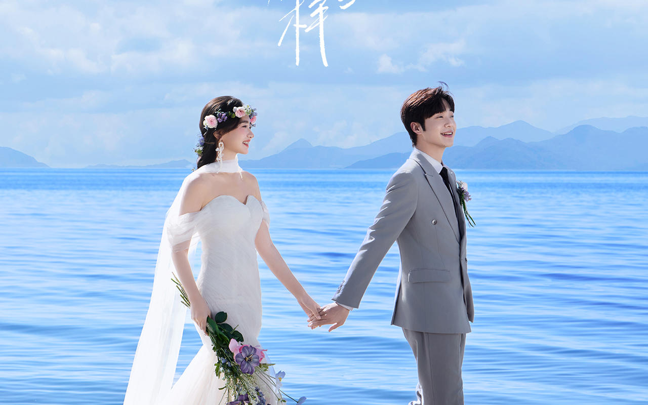 青海湖精靈婚紗照｜把青海的藍(lán)揉進(jìn)銀河里?