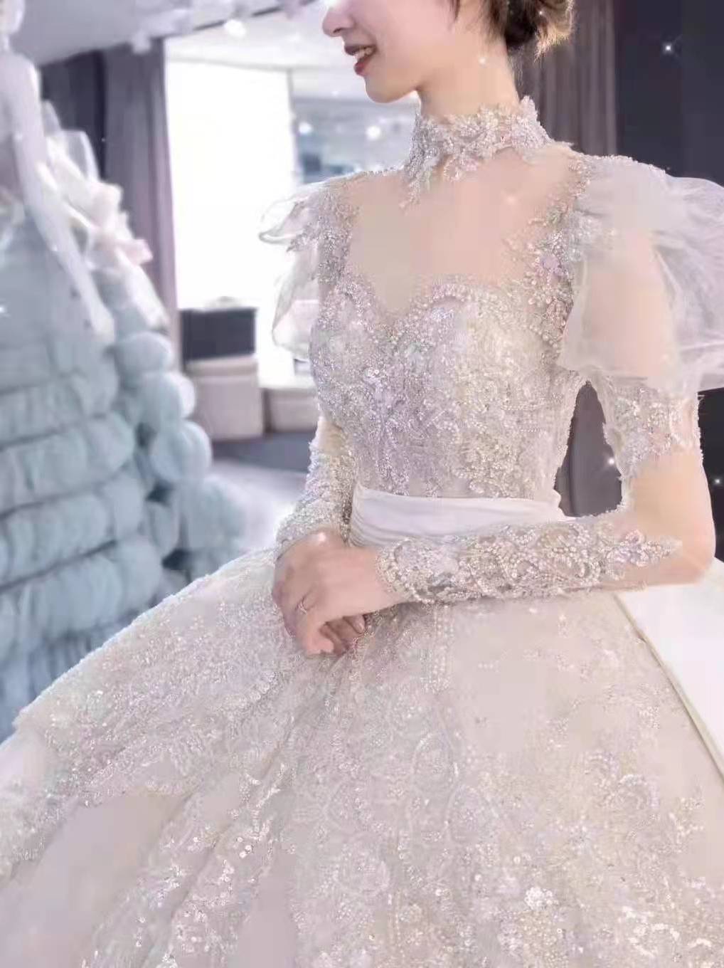 【婚纱礼服】重工高定公主婚纱礼服