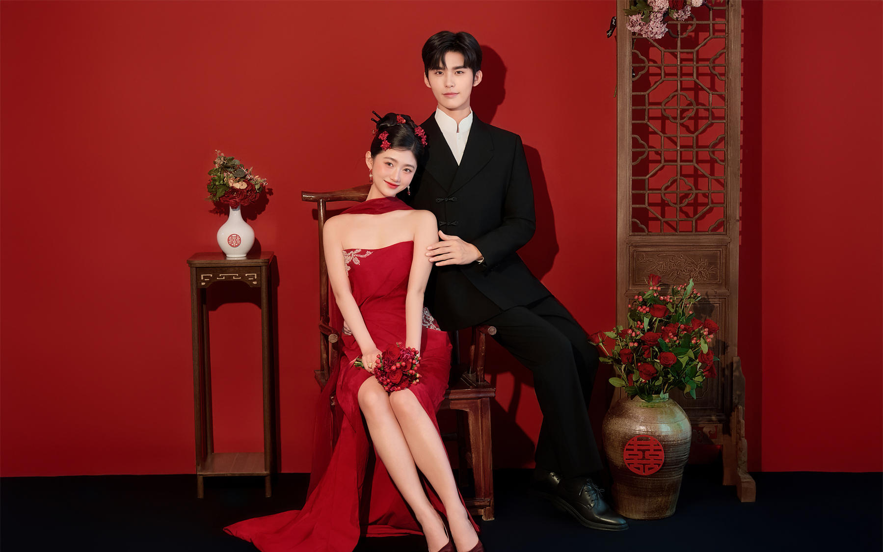🏮新中式喜嫁婚纱照｜被全家夸爆的红色国风美学！
