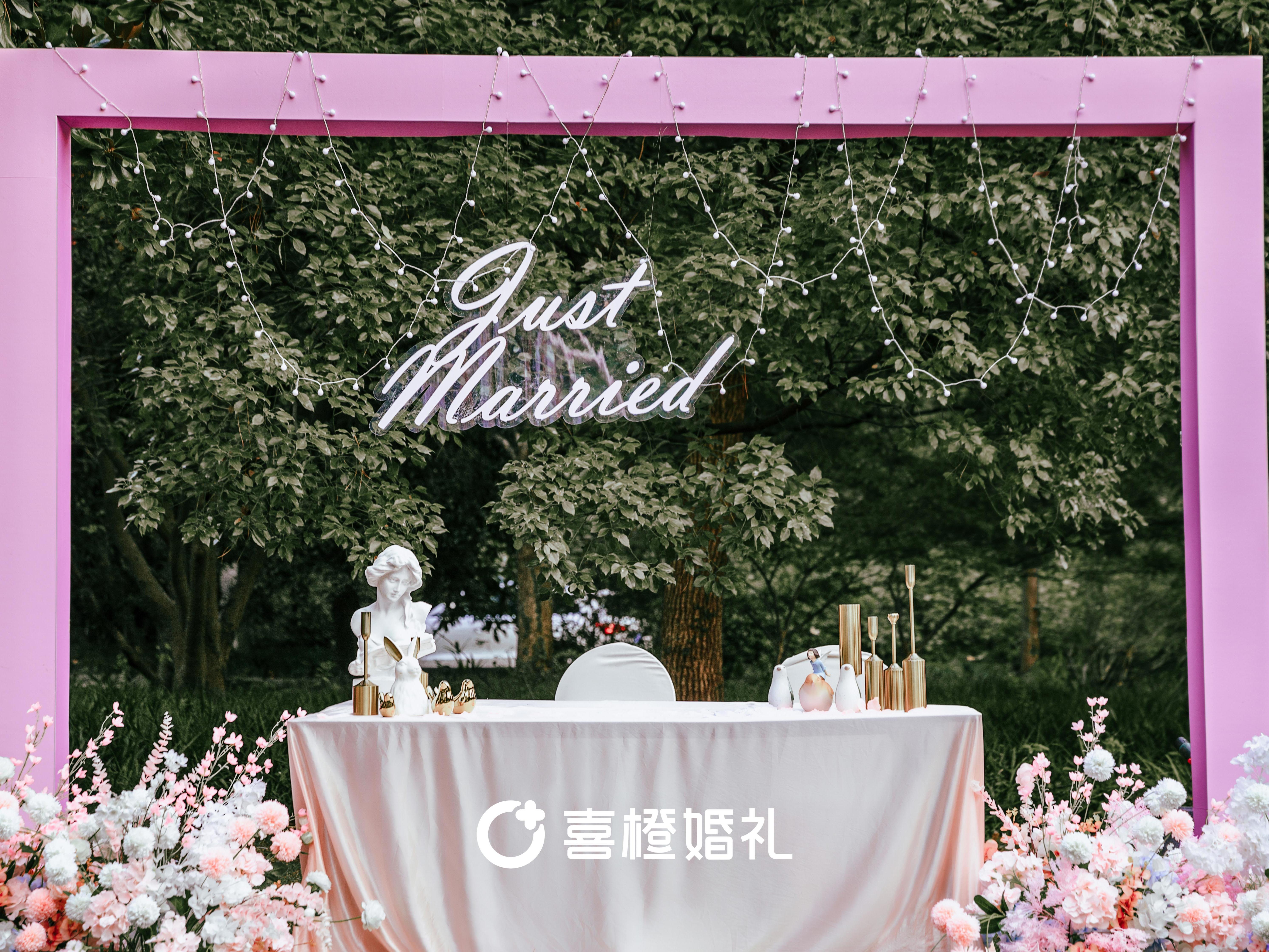 莫奈花园/粉色/蓝色/小清新