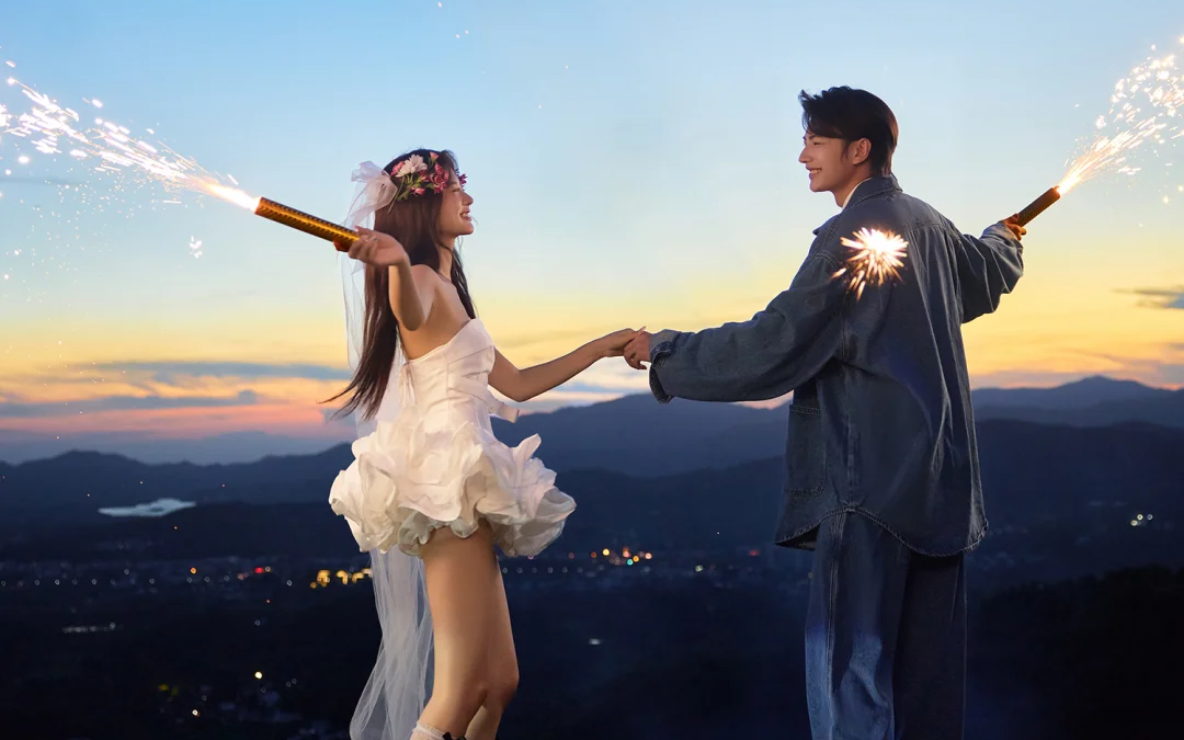 山野煙火?? 把浪漫裝進婚紗照里