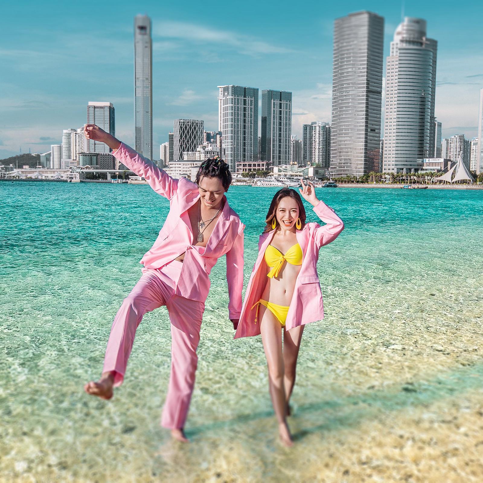 【鼓浪屿旅拍】粉红女郎