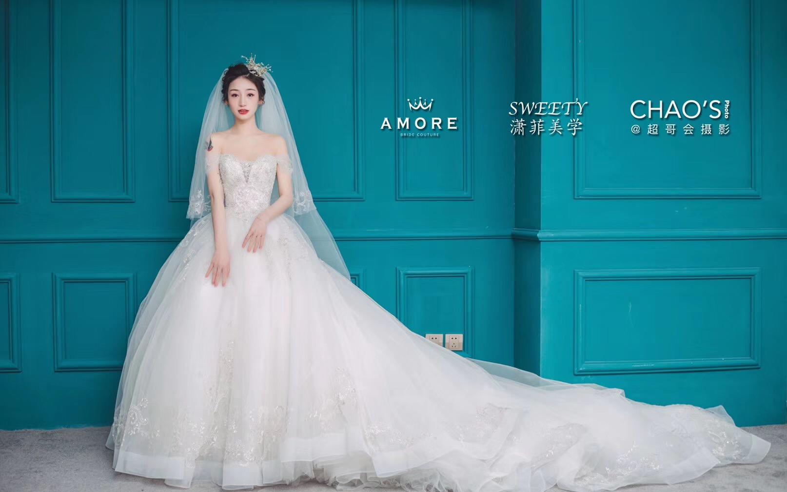 19美国新款钻石高定主纱