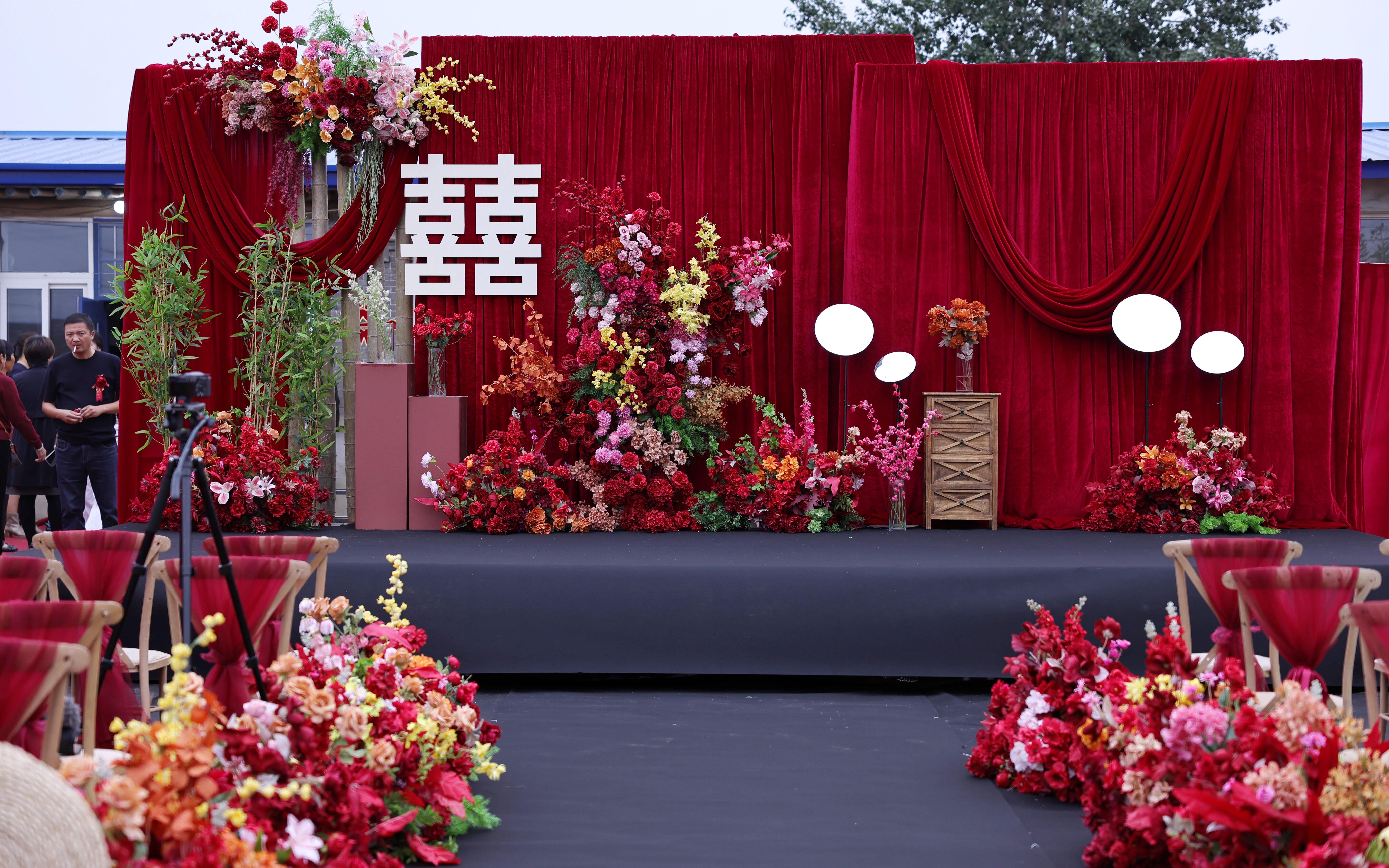 【金铂爵】#在家里办婚礼 #庭院风婚礼 