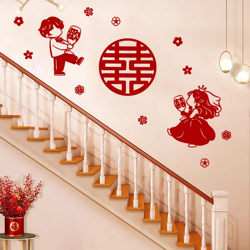 結(jié)婚樓梯背景墻裝飾