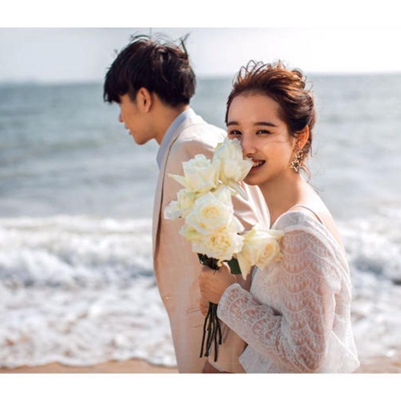 V视觉婚纱摄影（总部）| 海边纪实婚纱照