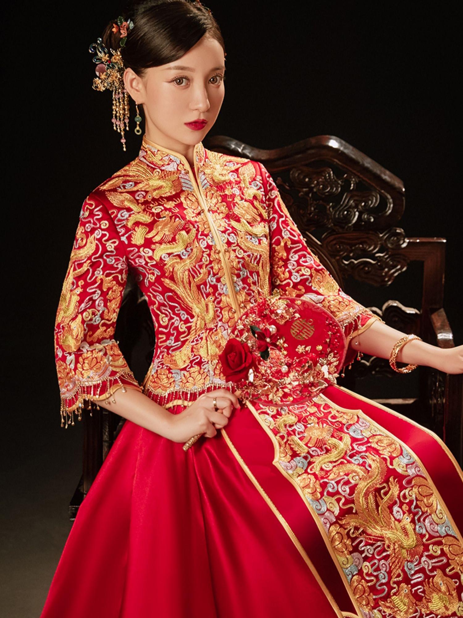 【GM婚纱超值精选】秀禾中式+伴娘服两件