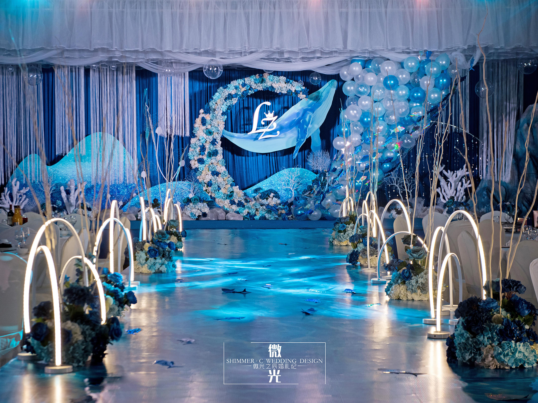 【轻奢定制款婚礼主题】花艺设计效果满分+四大金刚