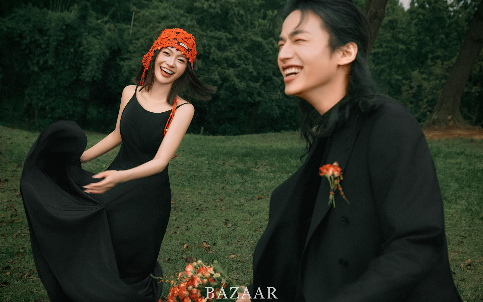 婚紗照清單里必不可少的草坪氛圍感