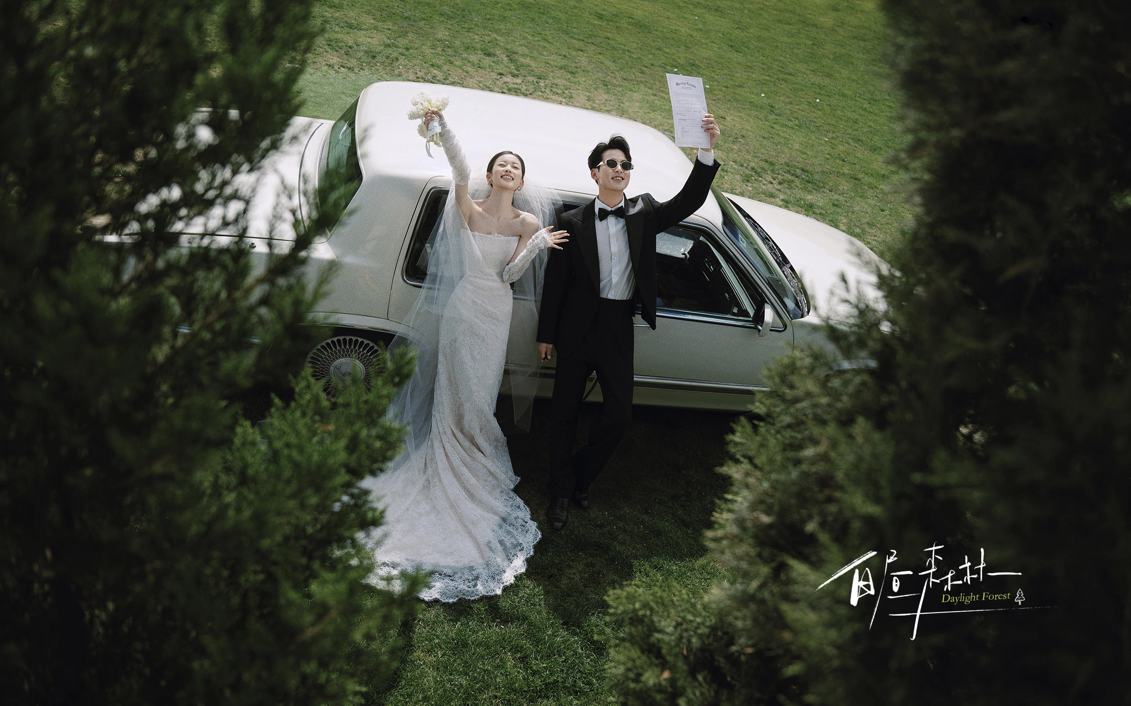 【白晝森林】法式婚紗照真是一美一個(gè)不吱聲