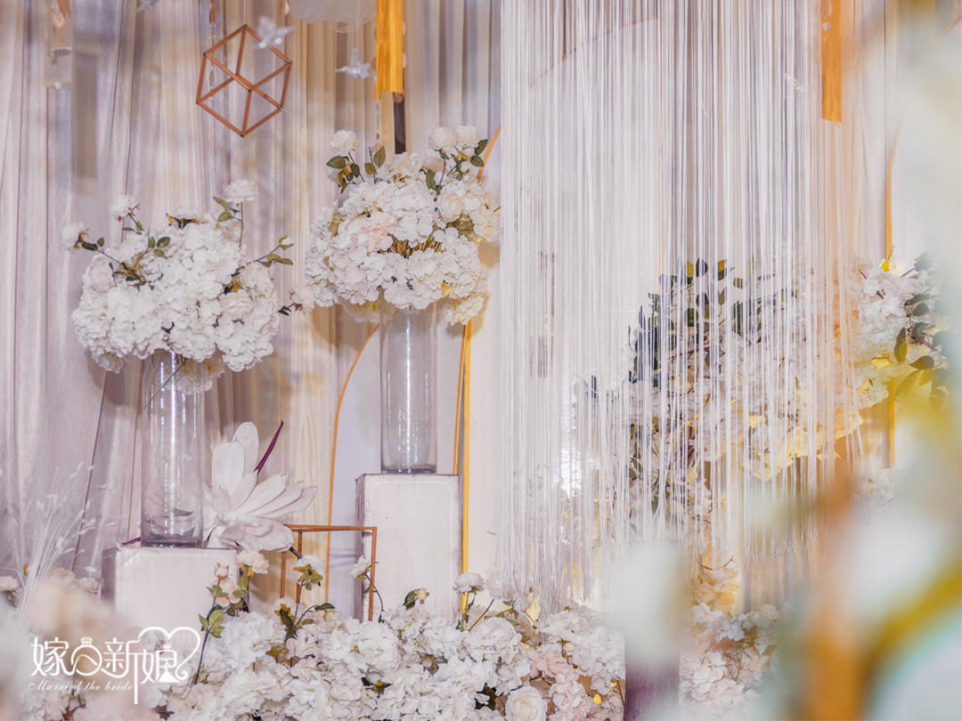 【嫁日新娘婚礼】轻奢定制-白金色主题婚礼