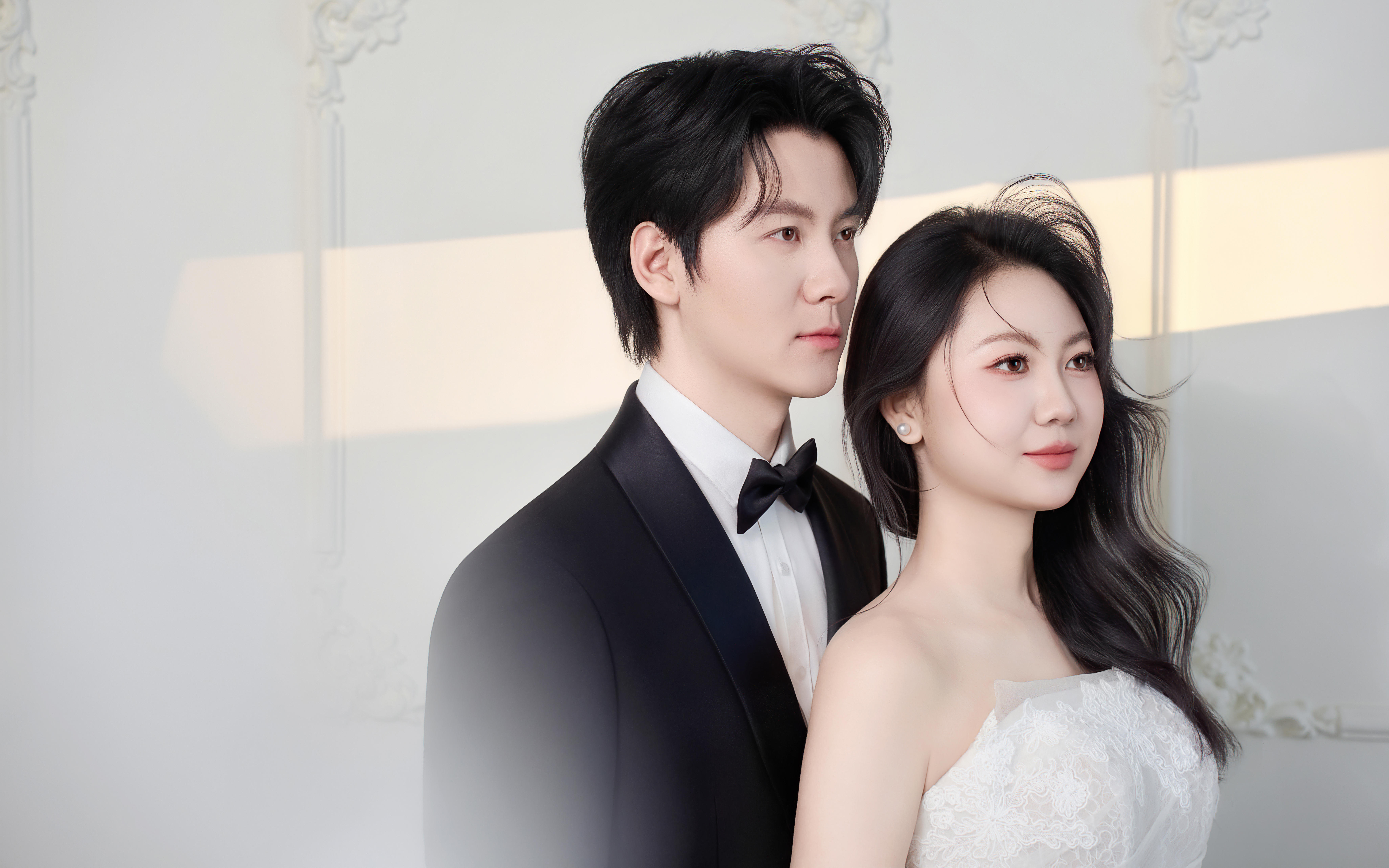 气质拉满女明星既视感婚纱照