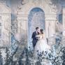 微致婚礼丨梦幻城堡风白蓝色婚礼