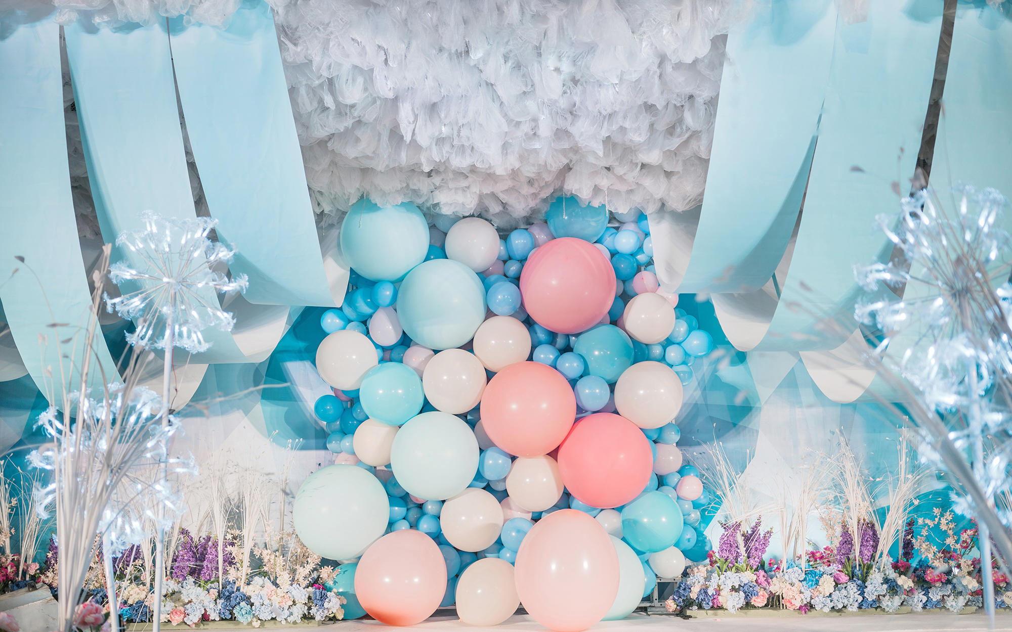 【佳美婚礼】本季热销，马卡粉蓝色婚礼，少女心十足