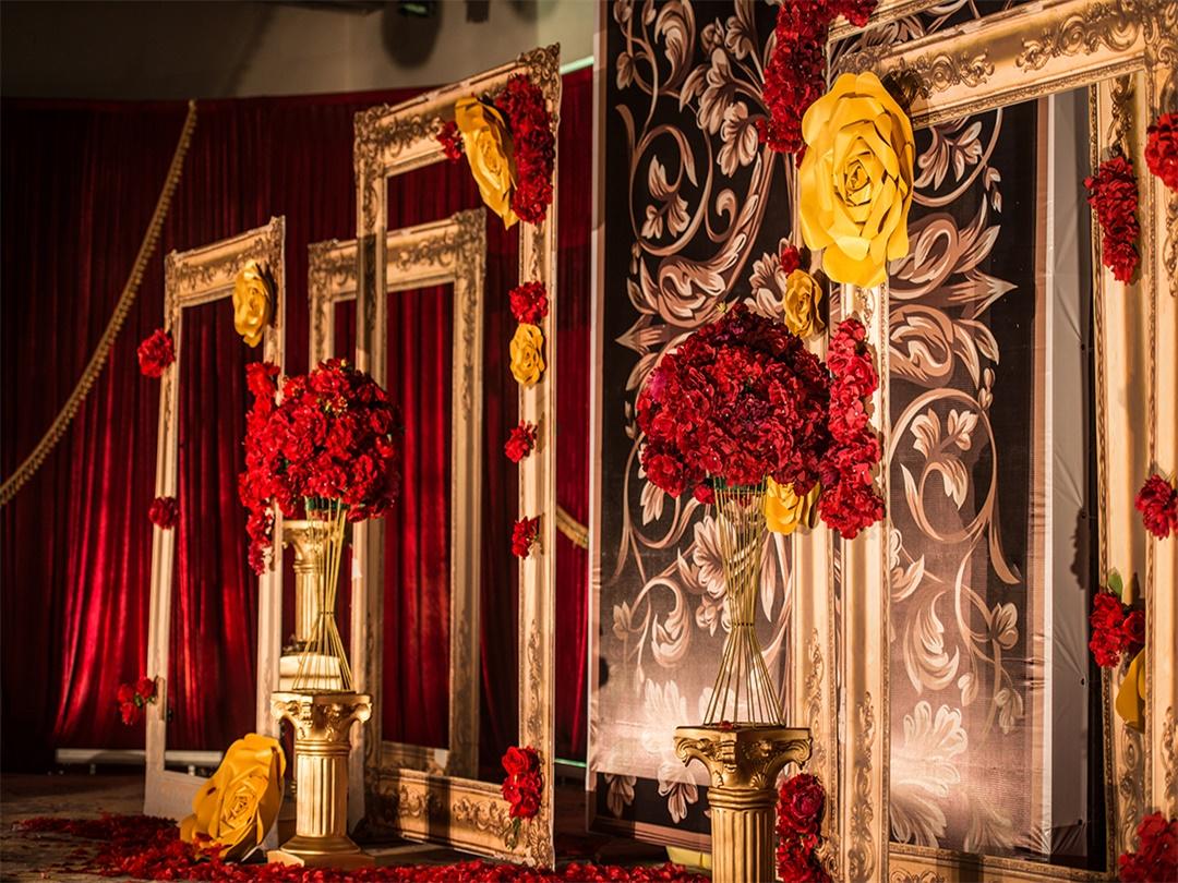 中式婚礼！大红奢华宫廷风格婚礼