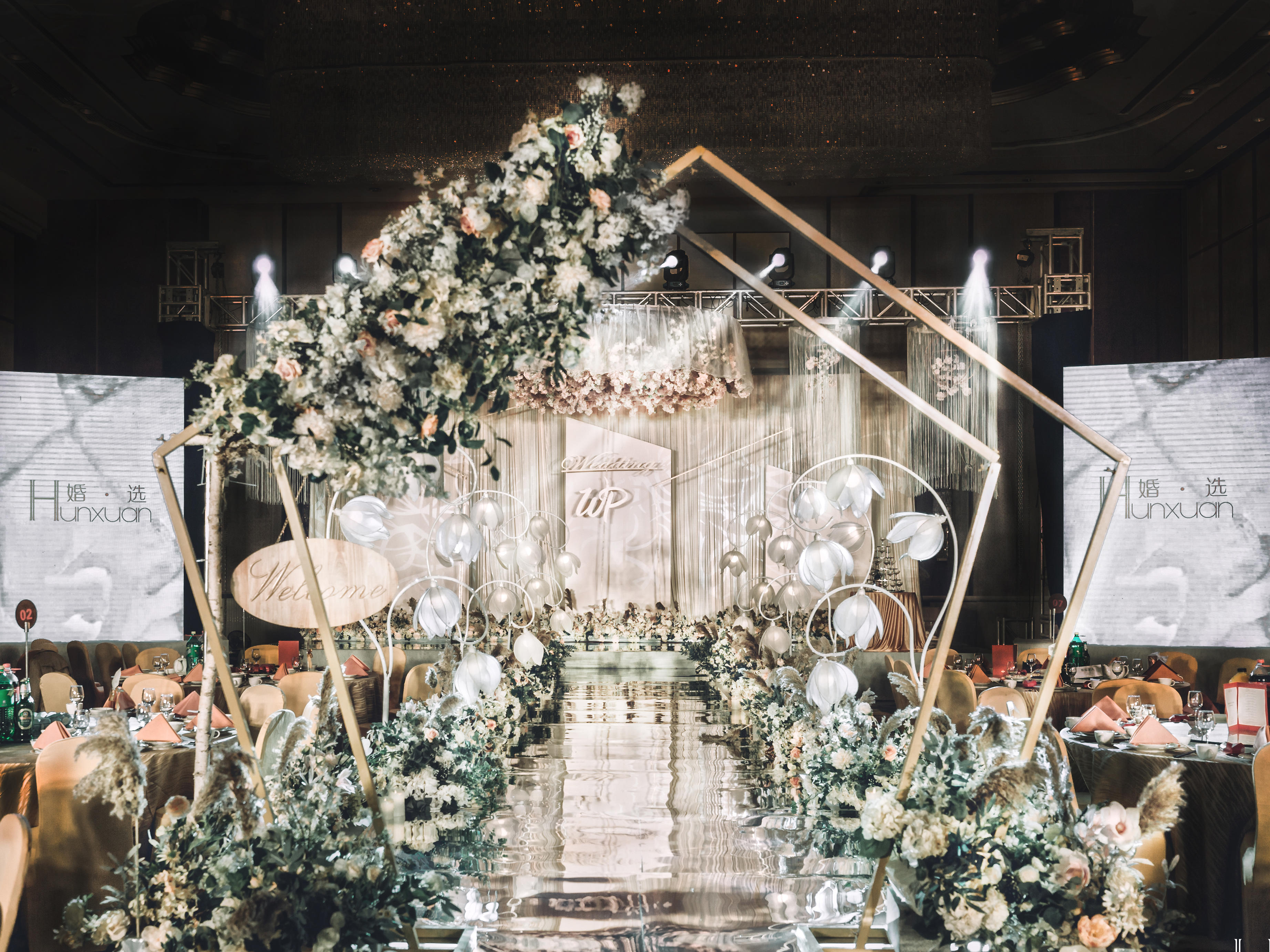 【秋季爆款】奢华大气香槟金婚礼