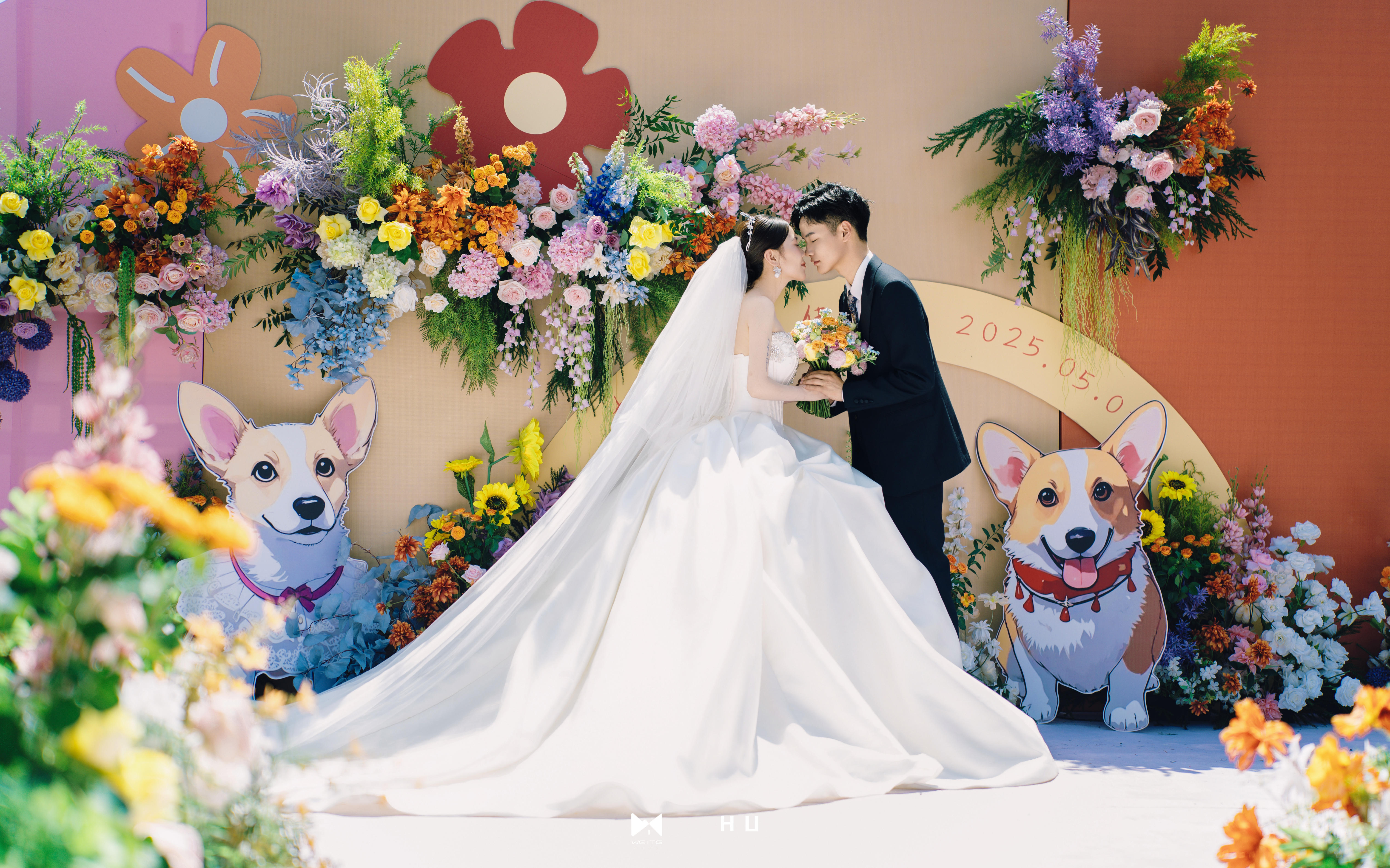 唯汀婚礼|咸宁婚礼婚庆|家门口多巴胺婚礼