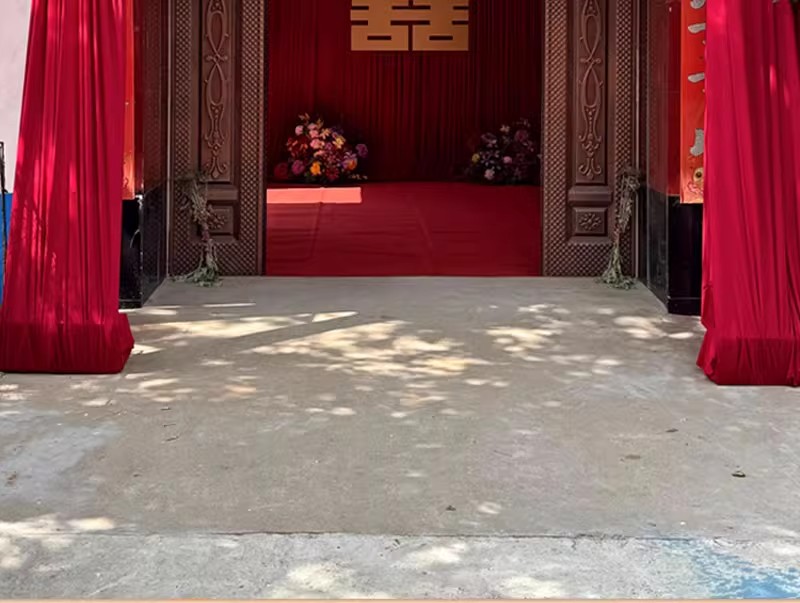 農(nóng)村庭院子自建房屋布幔