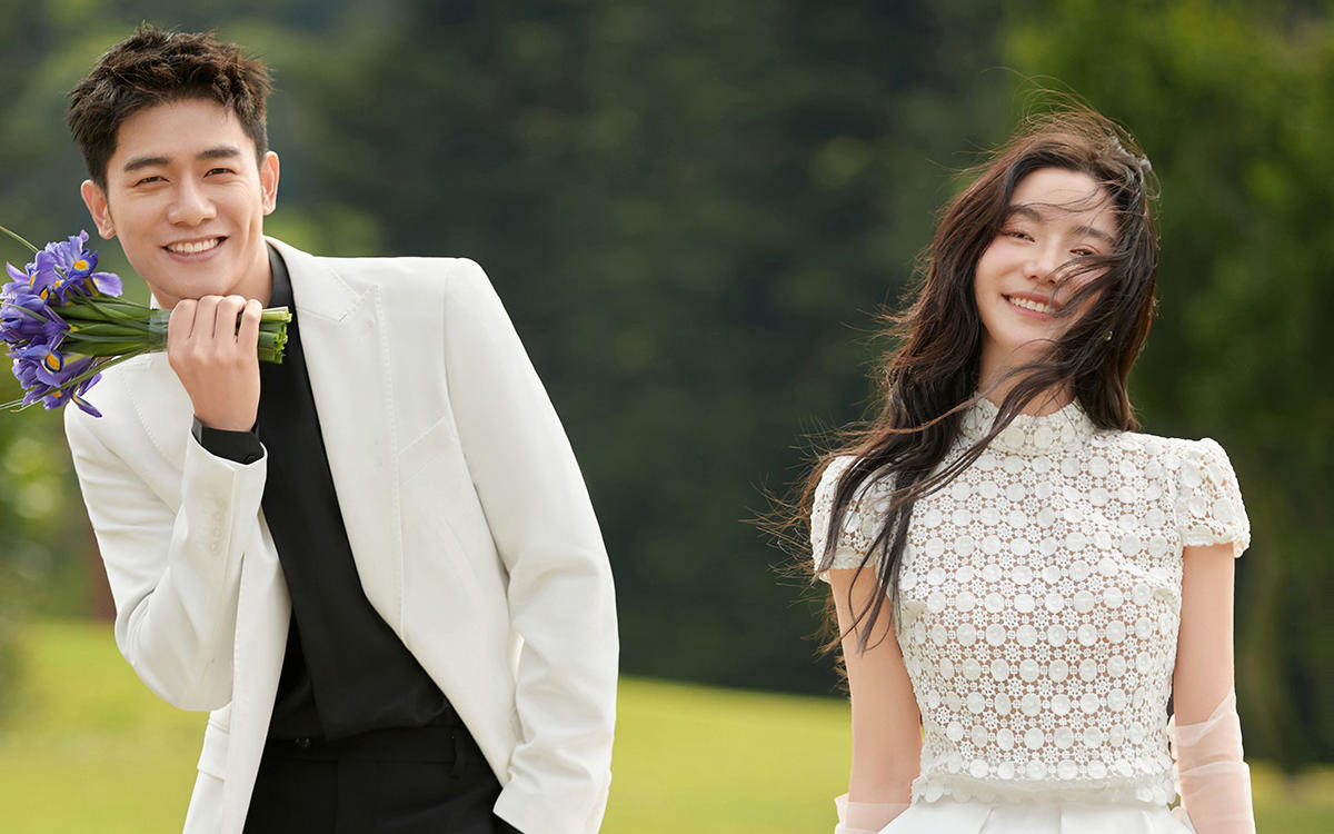 心动预警💓超有feel的森系婚纱照