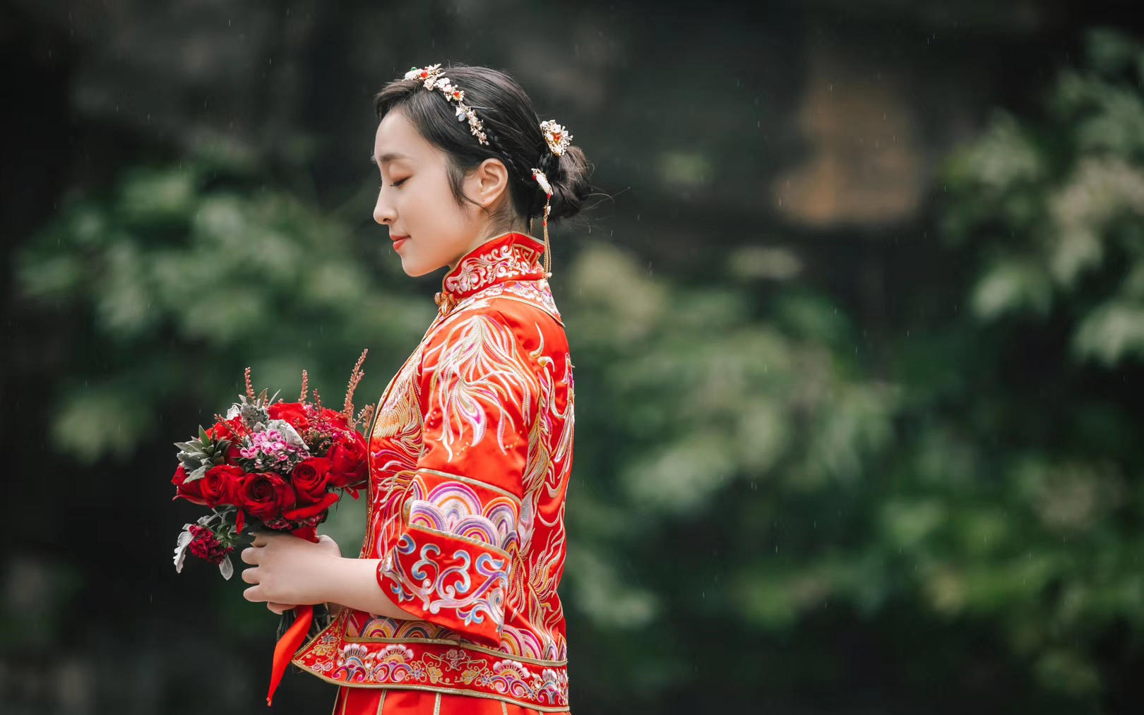 婉纱仙妮 WEST SUNNY【中式秀禾】