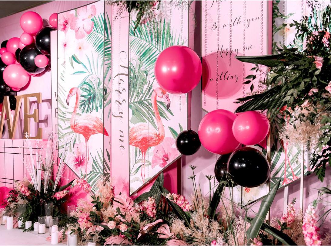 2019下半年火爆··粉色ins风婚礼