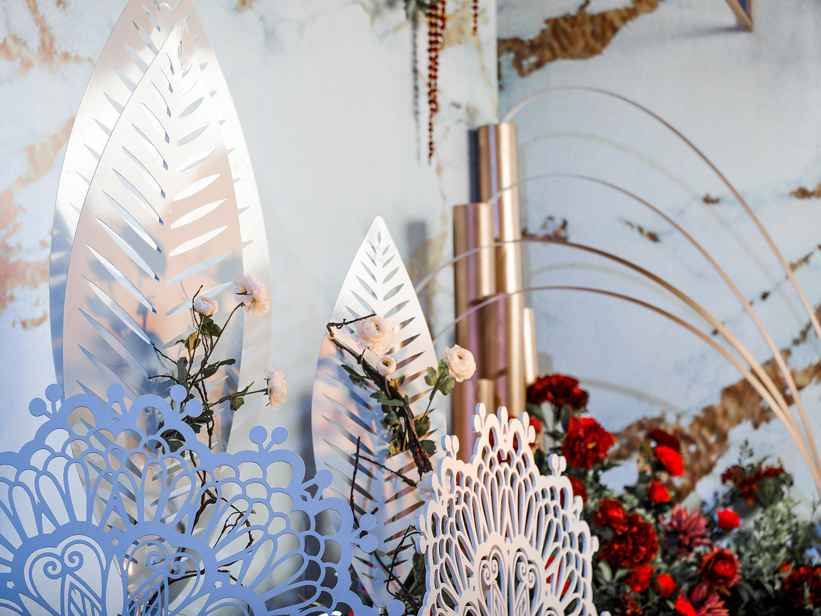 麦瑞优婚礼设计-大理石金色