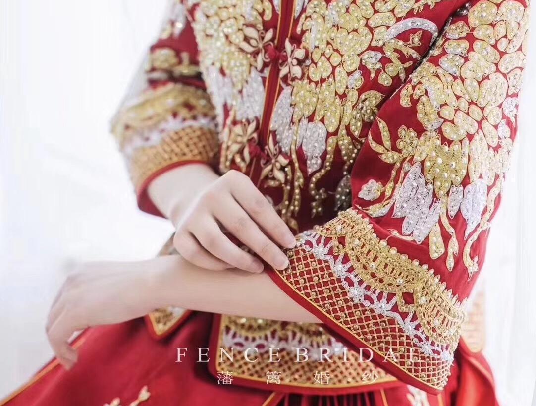 【藩篱婚纱】奢华定制款主纱+盘绣秀和服+敬酒套餐
