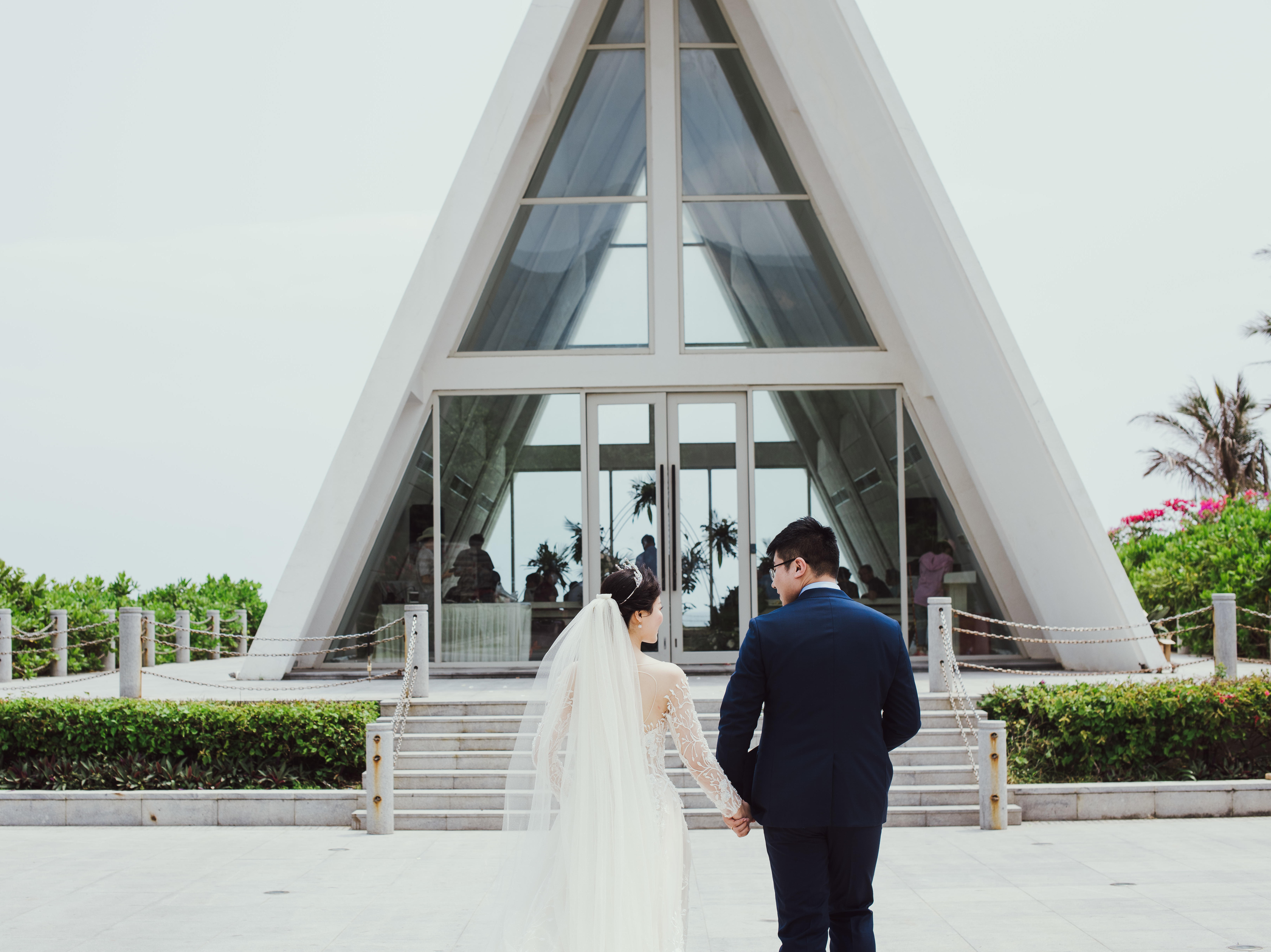 香水湾君澜酒店海边礼堂婚礼19999元