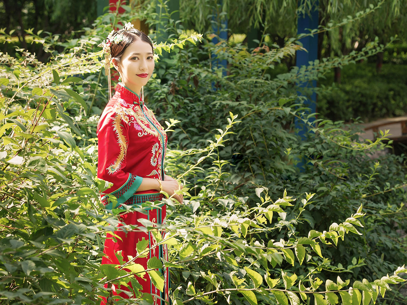 【李锐造型婚纱礼服】2880首席化妆师全程跟妆