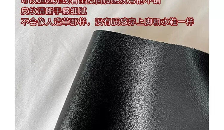 羊皮平底婚鞋 复古红花玛丽珍新娘鞋
