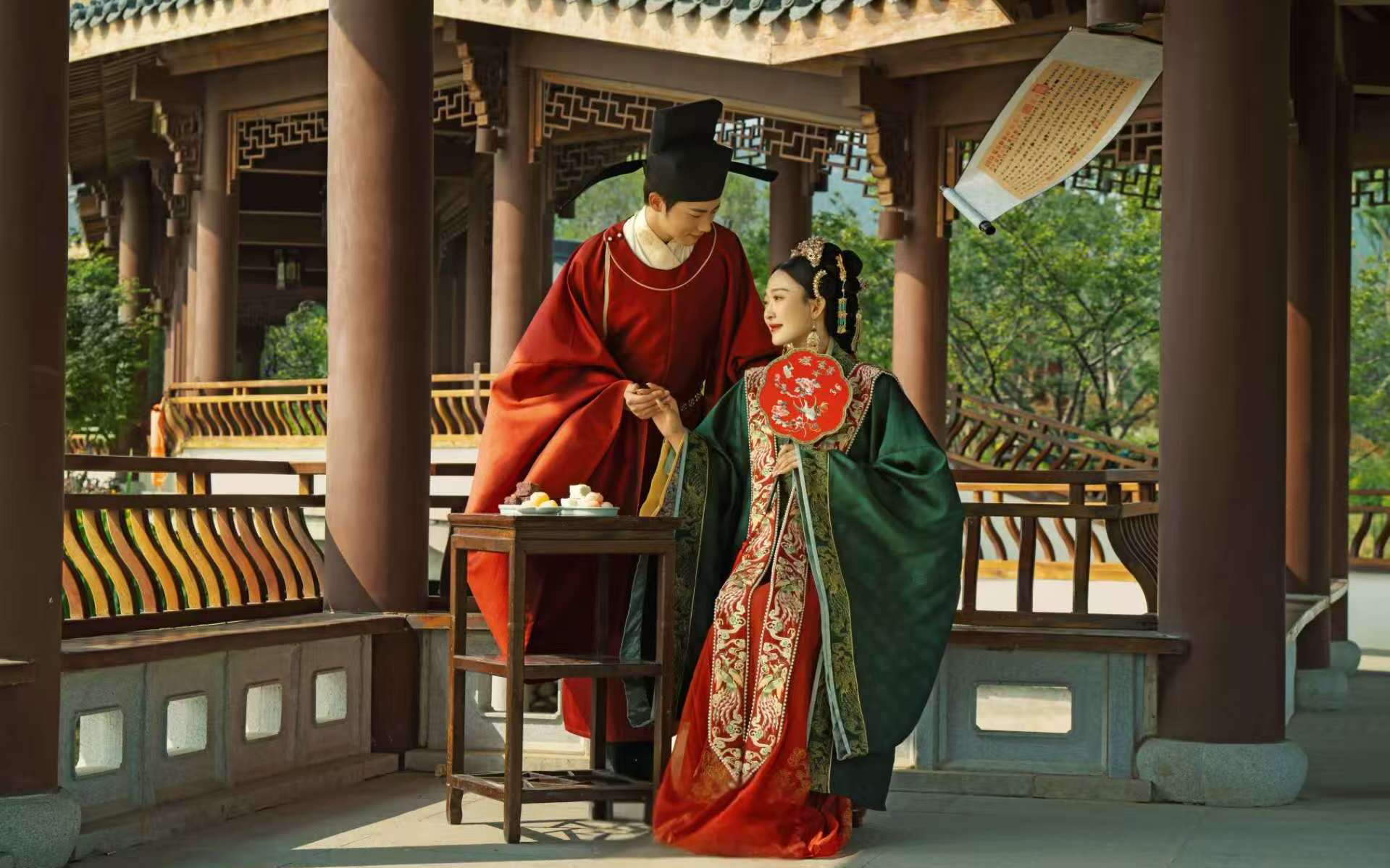 穿越千年的浪漫 汉服婚纱照