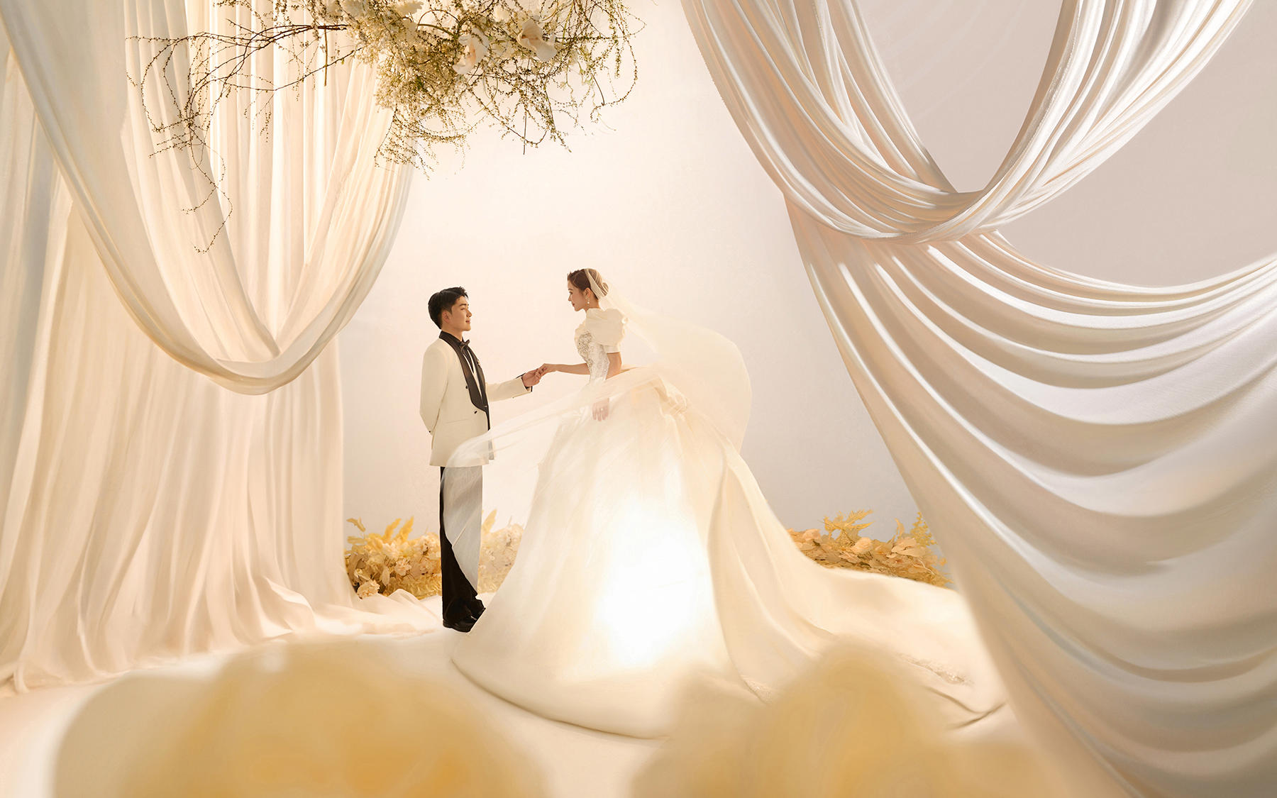 【真实客片】白纱婚纱照丨田鹏  & 毛小艳