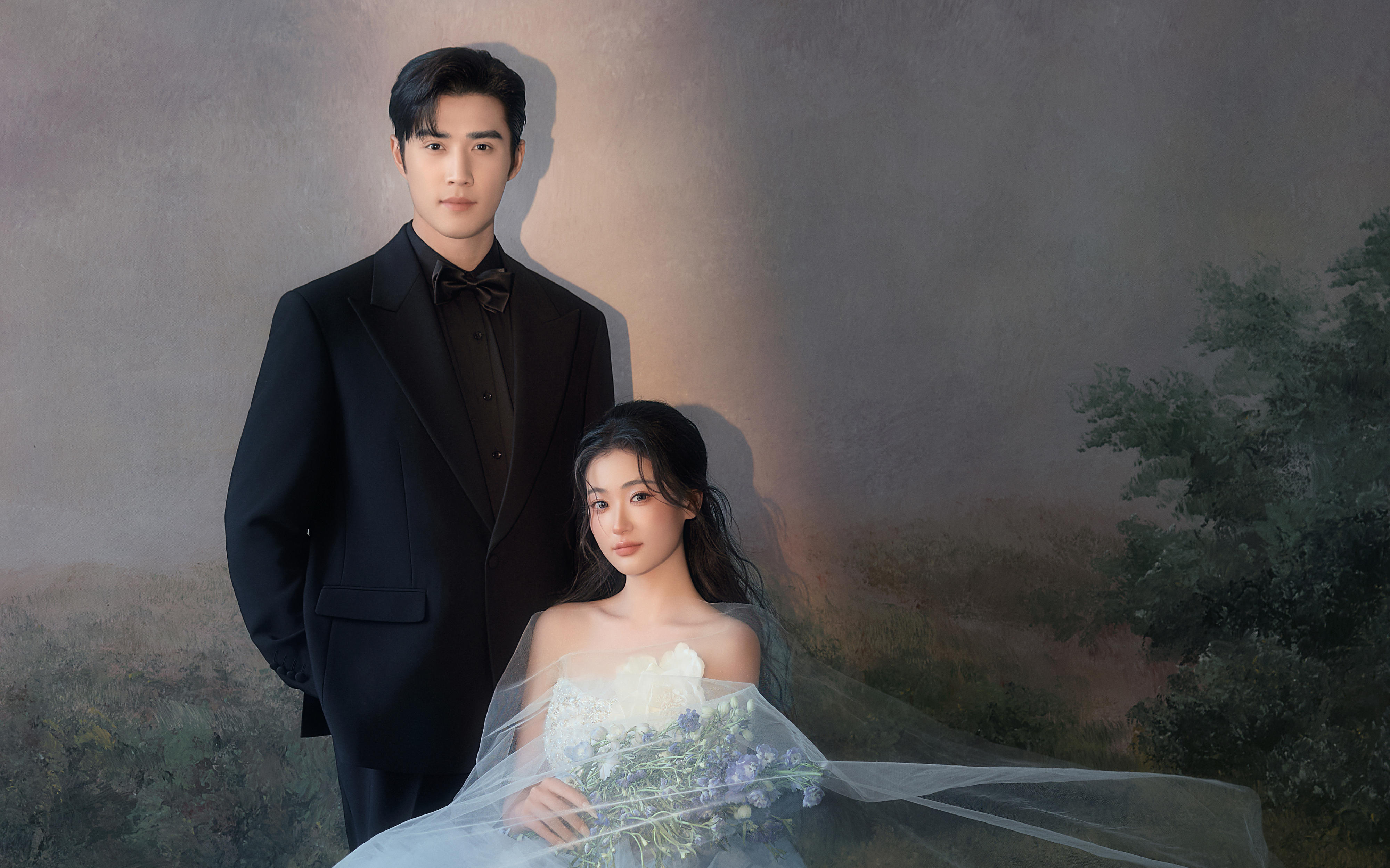 小众不撞款！蓝色婚纱的浪漫谁不爱