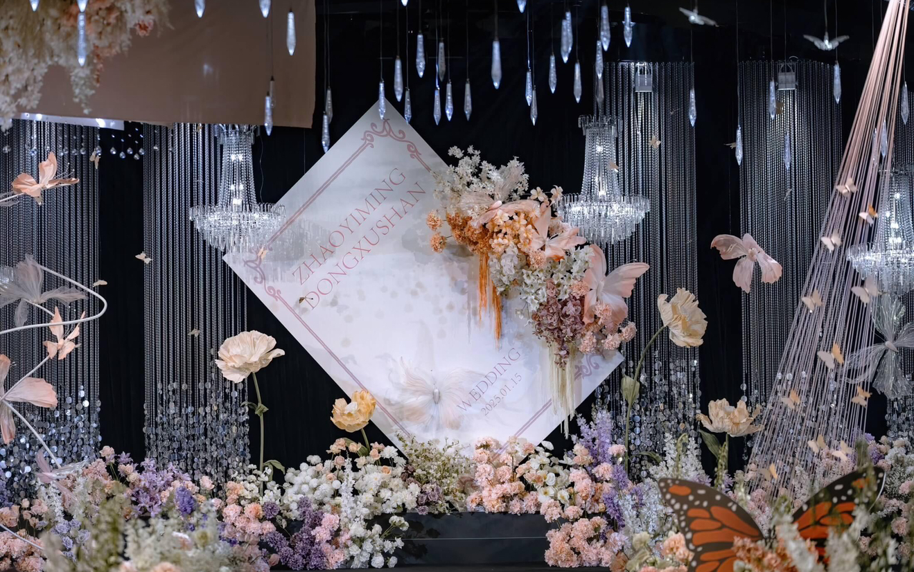 美到發(fā)光的水晶婚禮