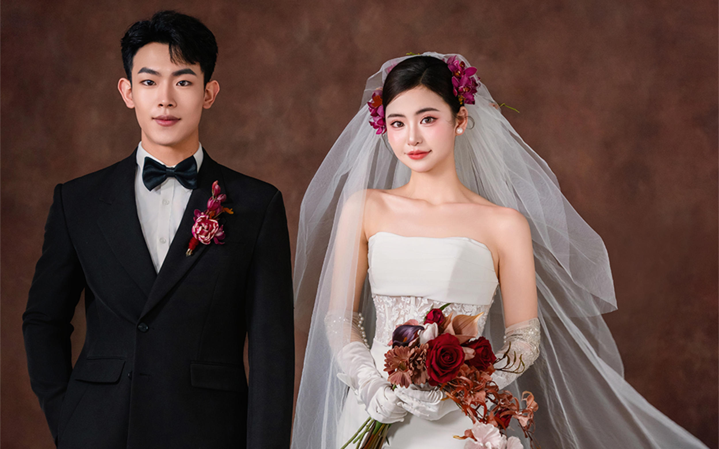 美到心坎里了‼️油画复古婚纱照太好看了