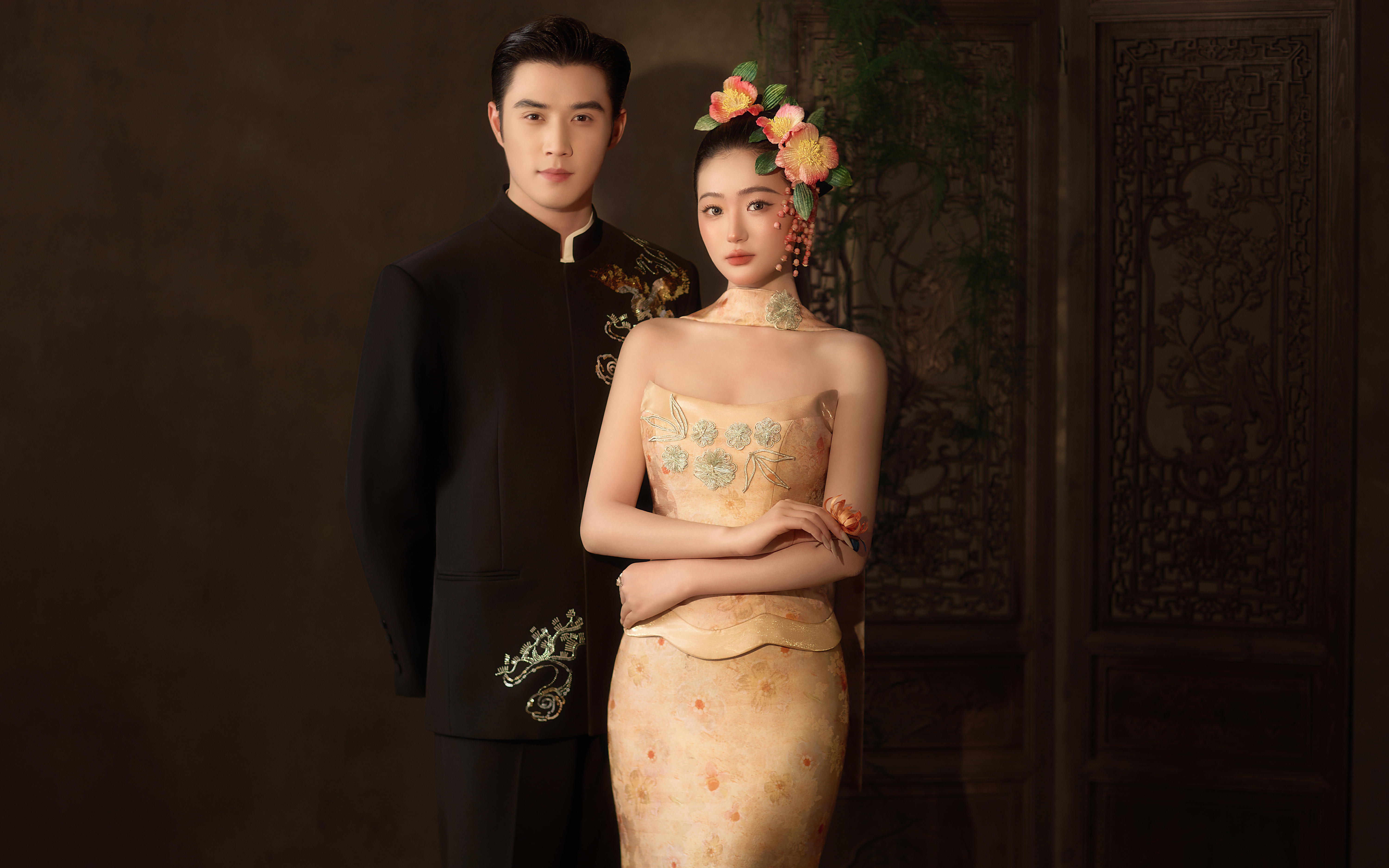 东方美学yyds！这组旗袍婚纱照太有韵味了！