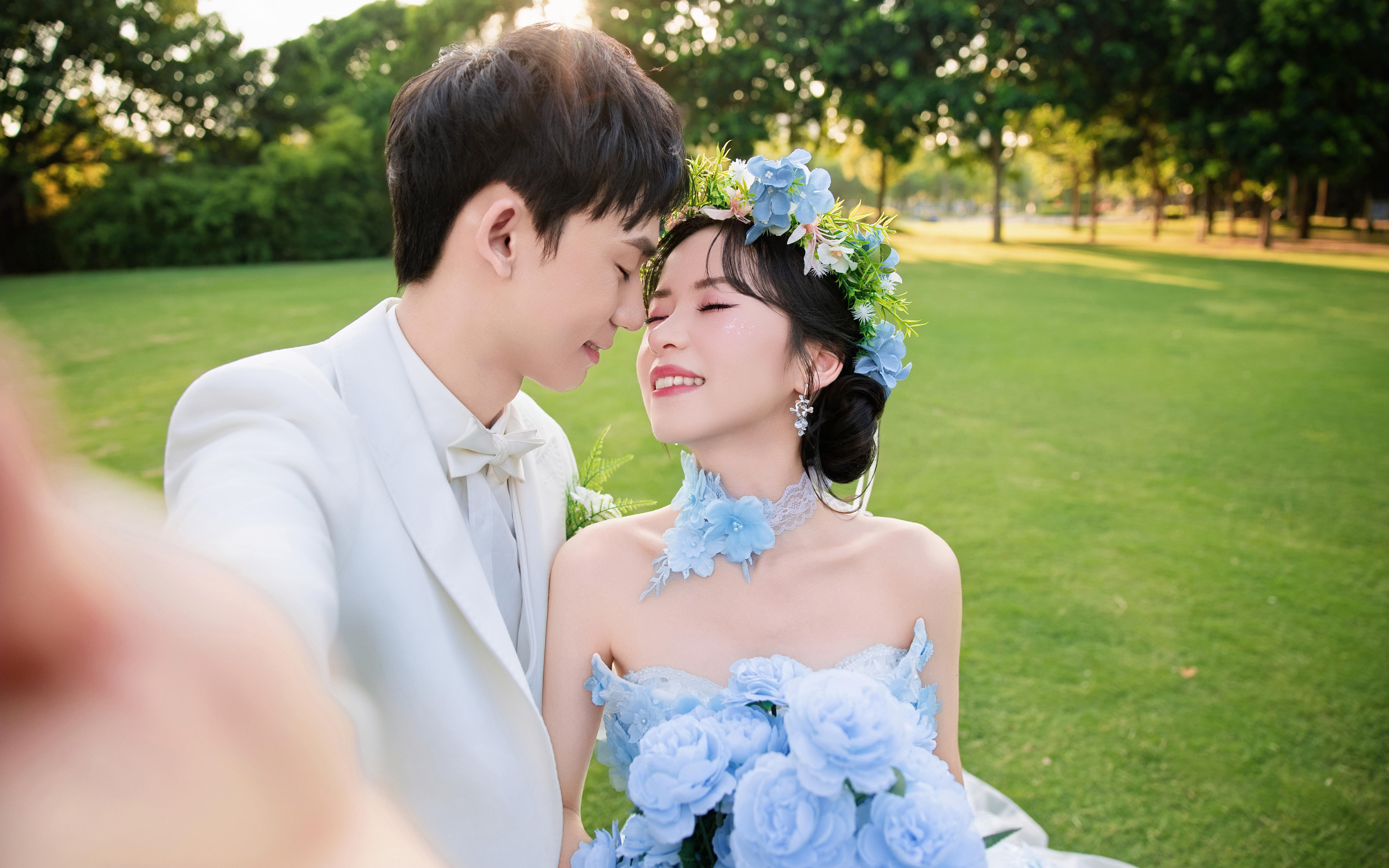 💙甜美女孩的专属浪漫！邂逅一抹蓝调童话