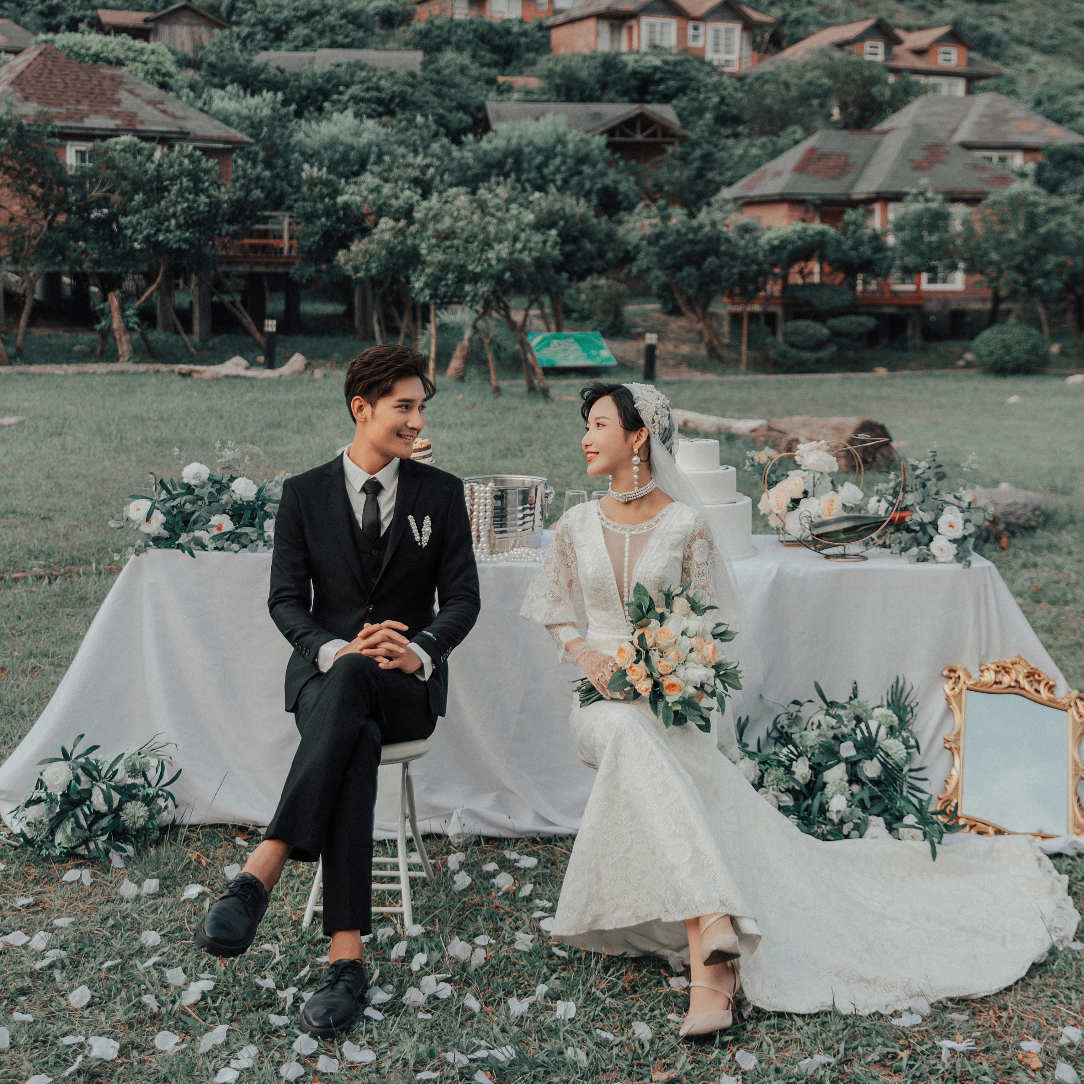 爱斐堡婚纱照+浪漫海景婚纱照+幸福教堂