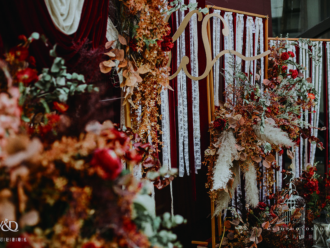 惟你 复古美式乡村风格 精致小众婚礼