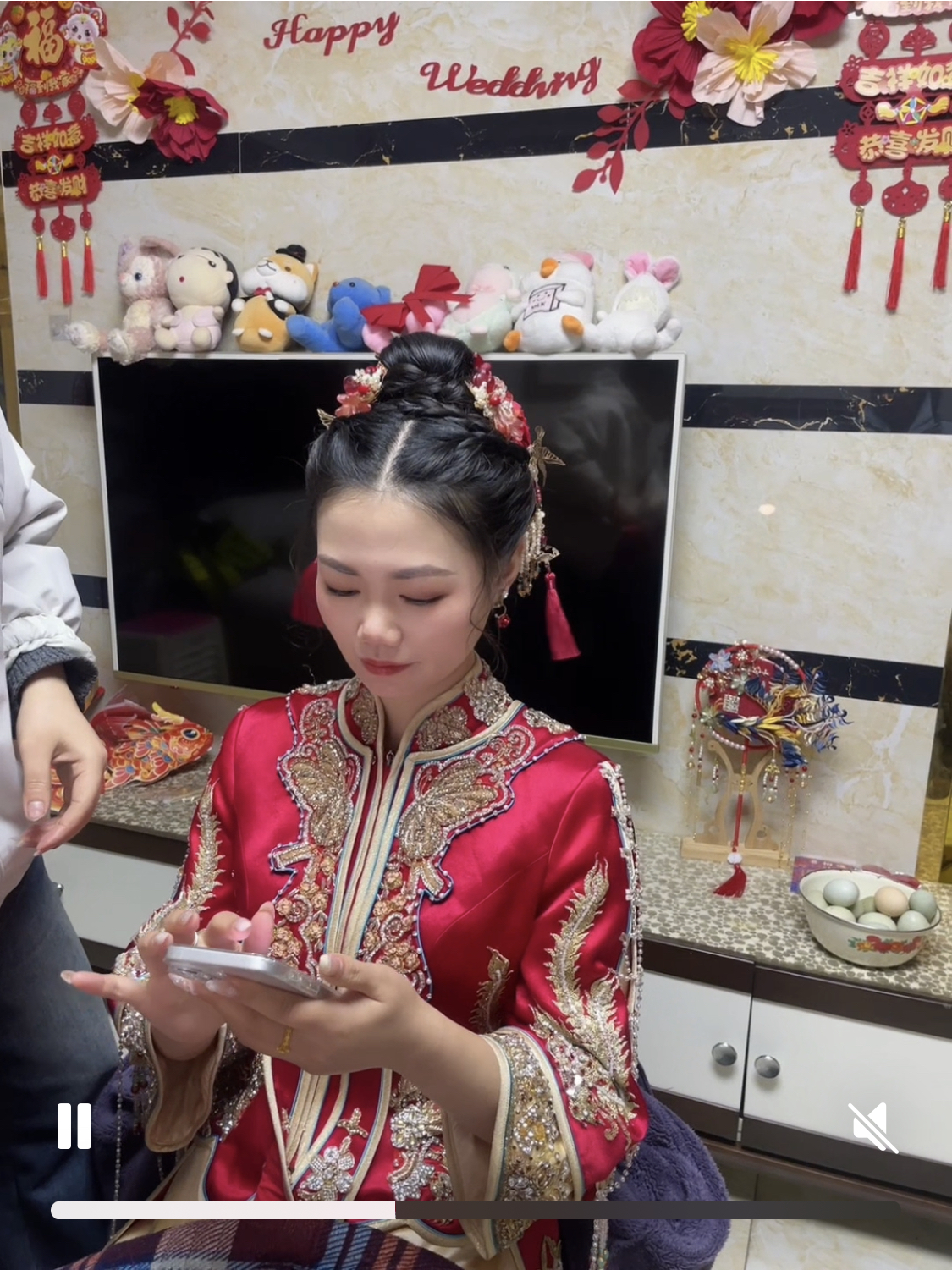 长沙麓谷秀禾出门妆造