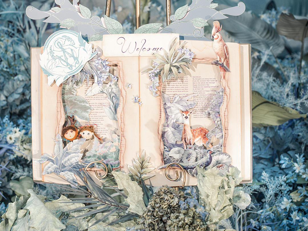 精灵淡雅森系婚礼丨高端定制丨绮思妙想