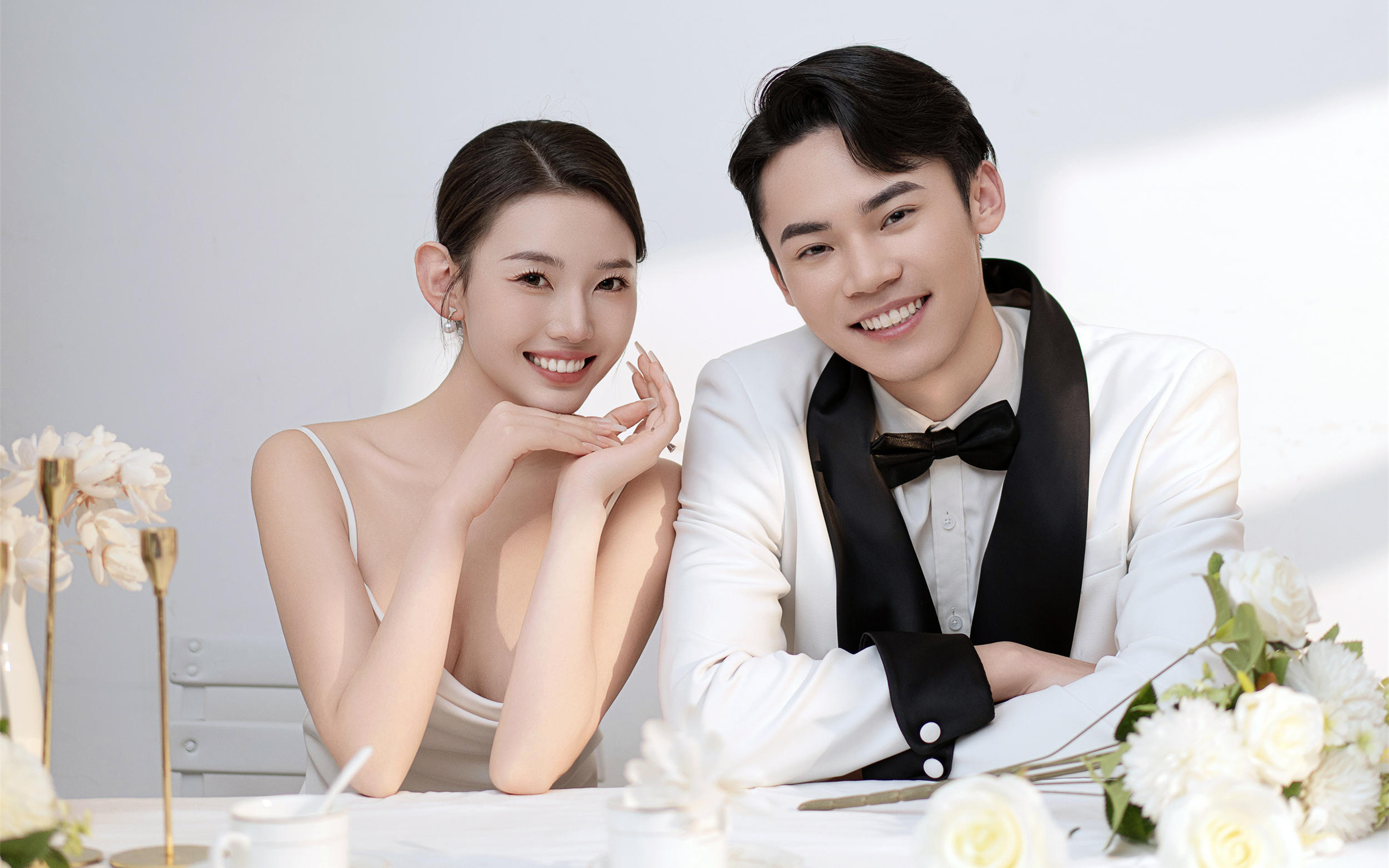 轻松又俏皮的韩系婚纱照🍃实在太甜了✨