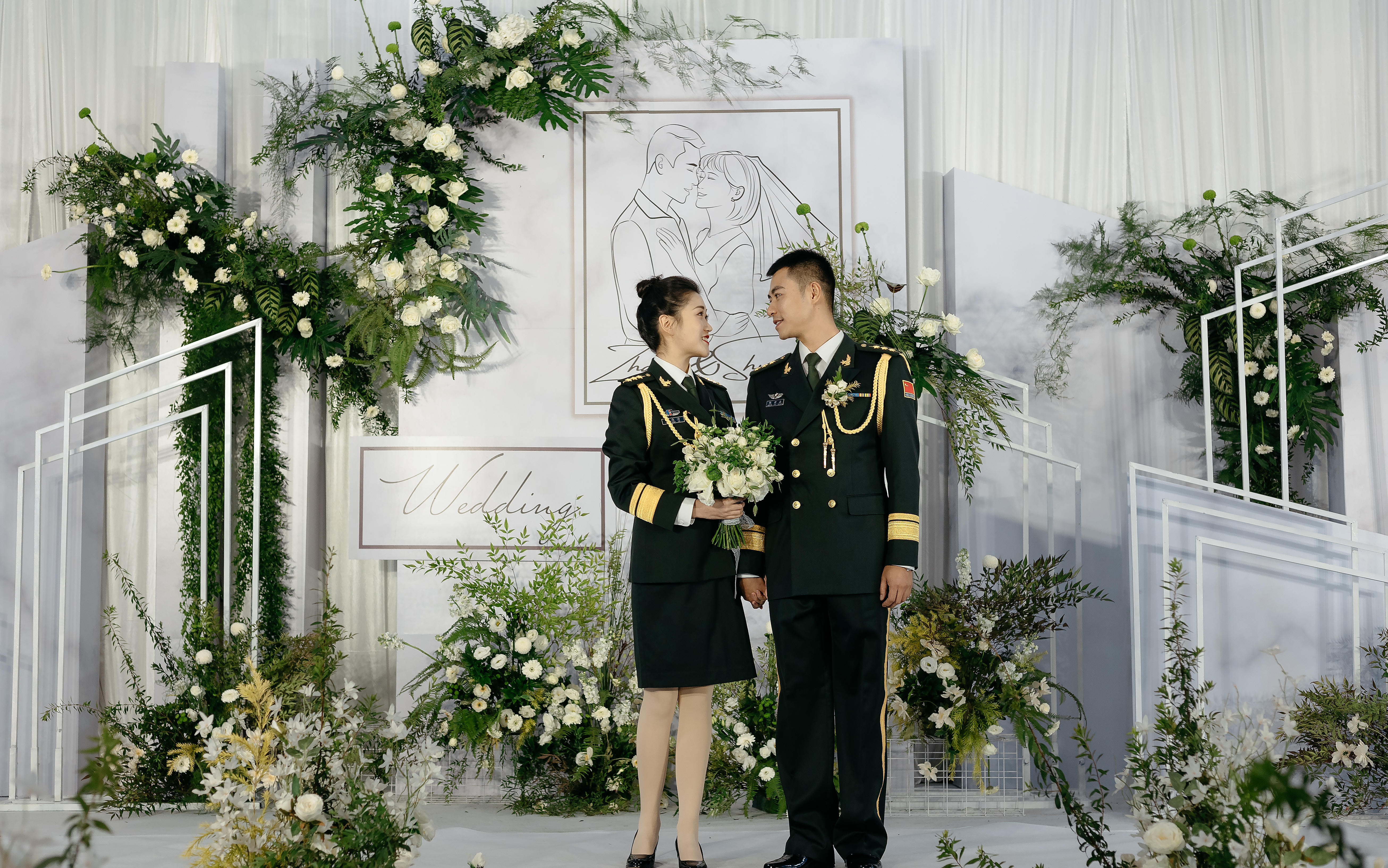 雙軍人婚禮