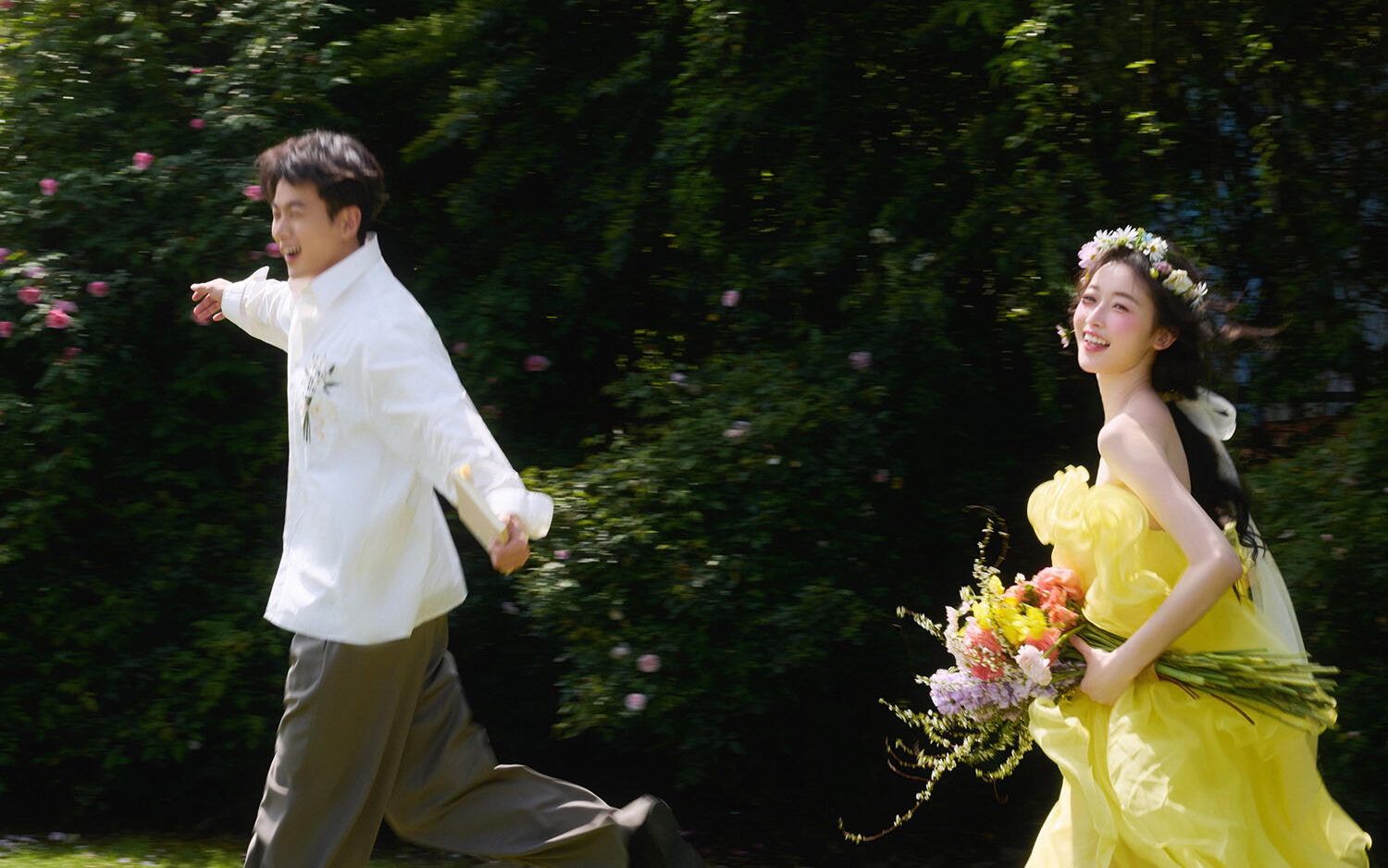 小清新春日婚纱照