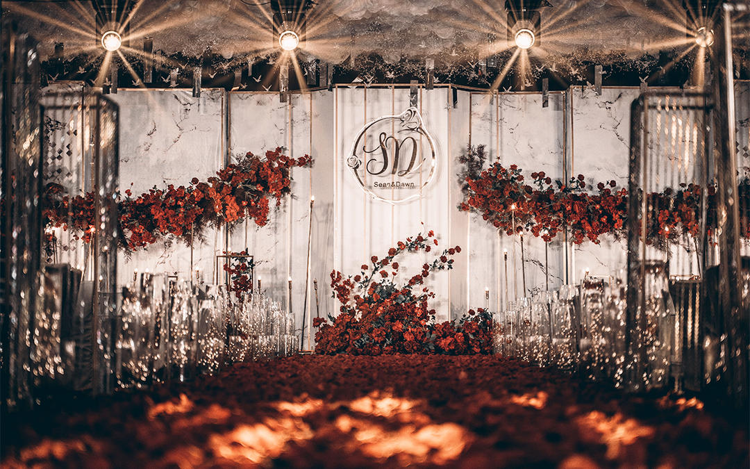 【忆术家婚礼设计】复古欧式-红白色系