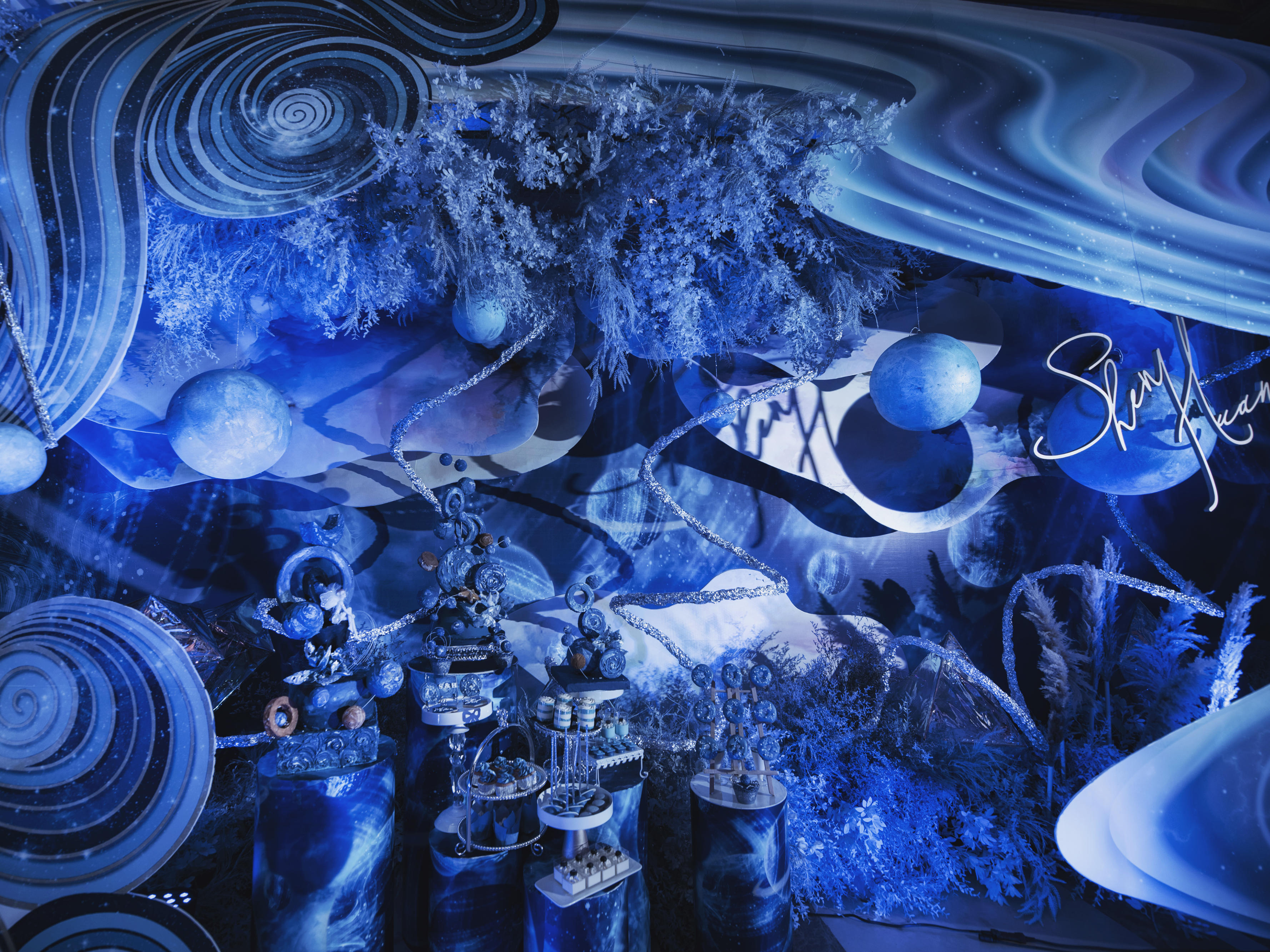 爱想婚礼.星空梦幻婚礼.花艺